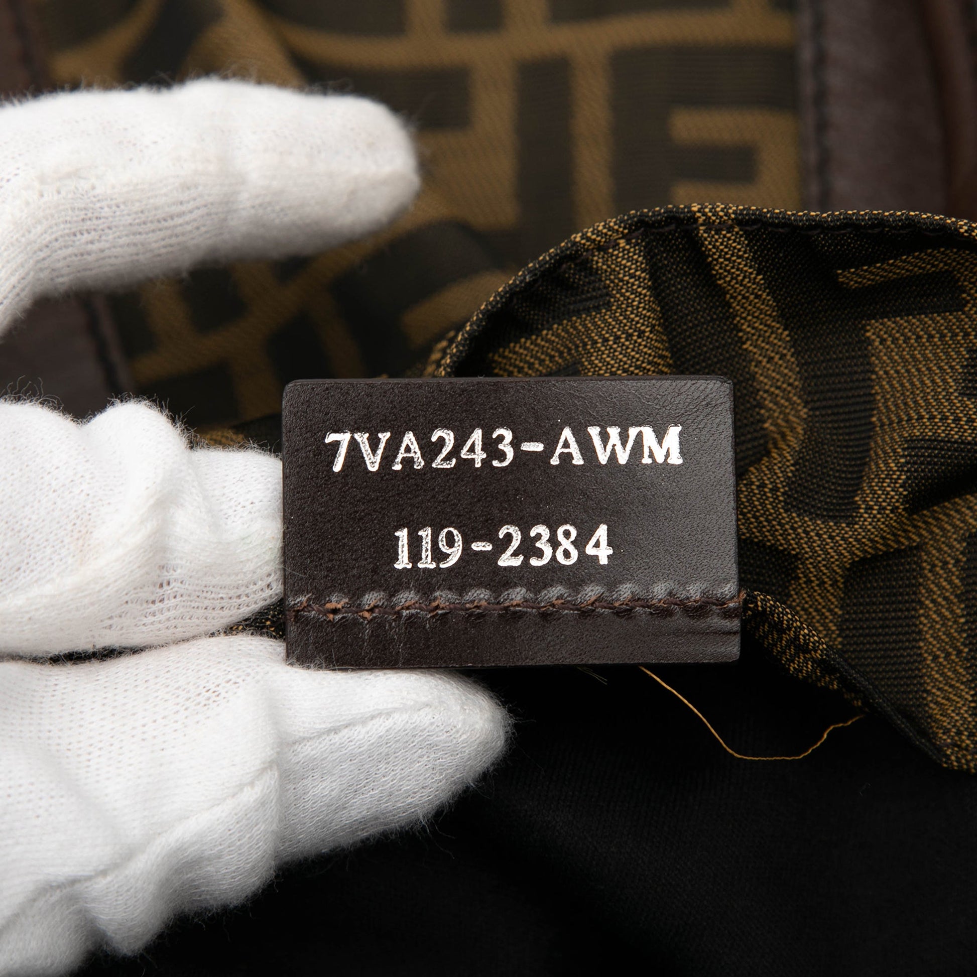Fendi Zucca Canvas Vertical Tote