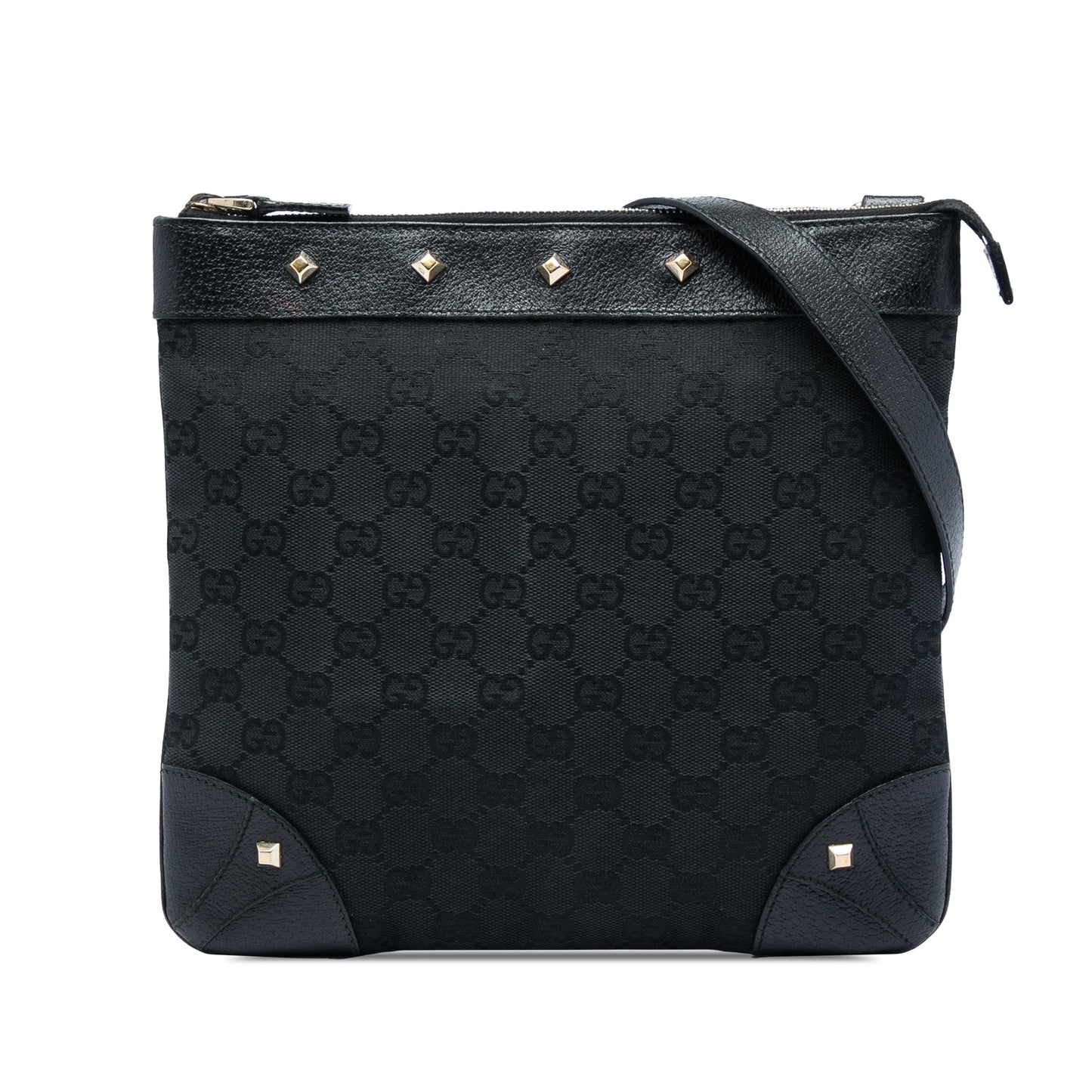 Gucci GG Canvas Nailhead Crossbody