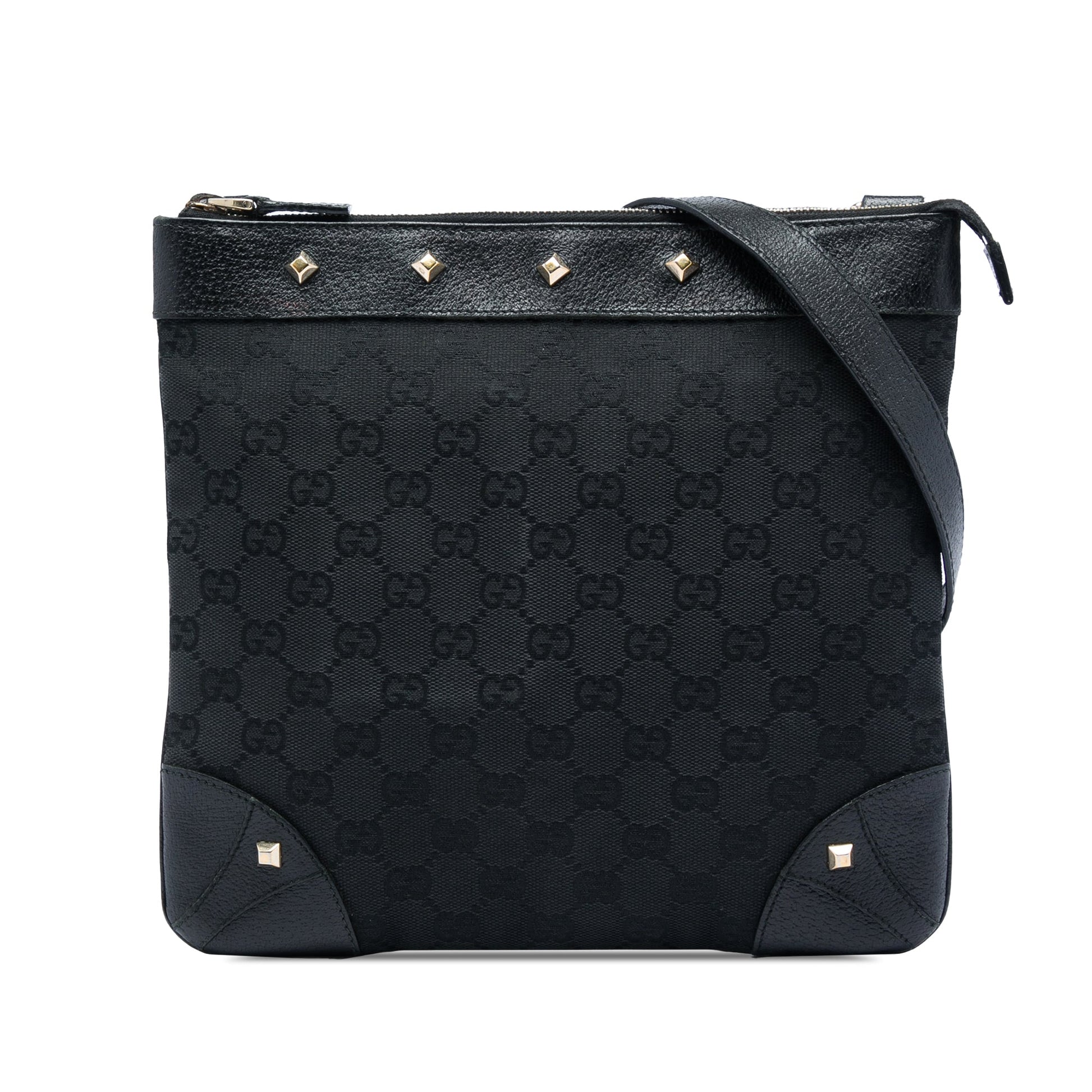 Gucci GG Canvas Nailhead Crossbody