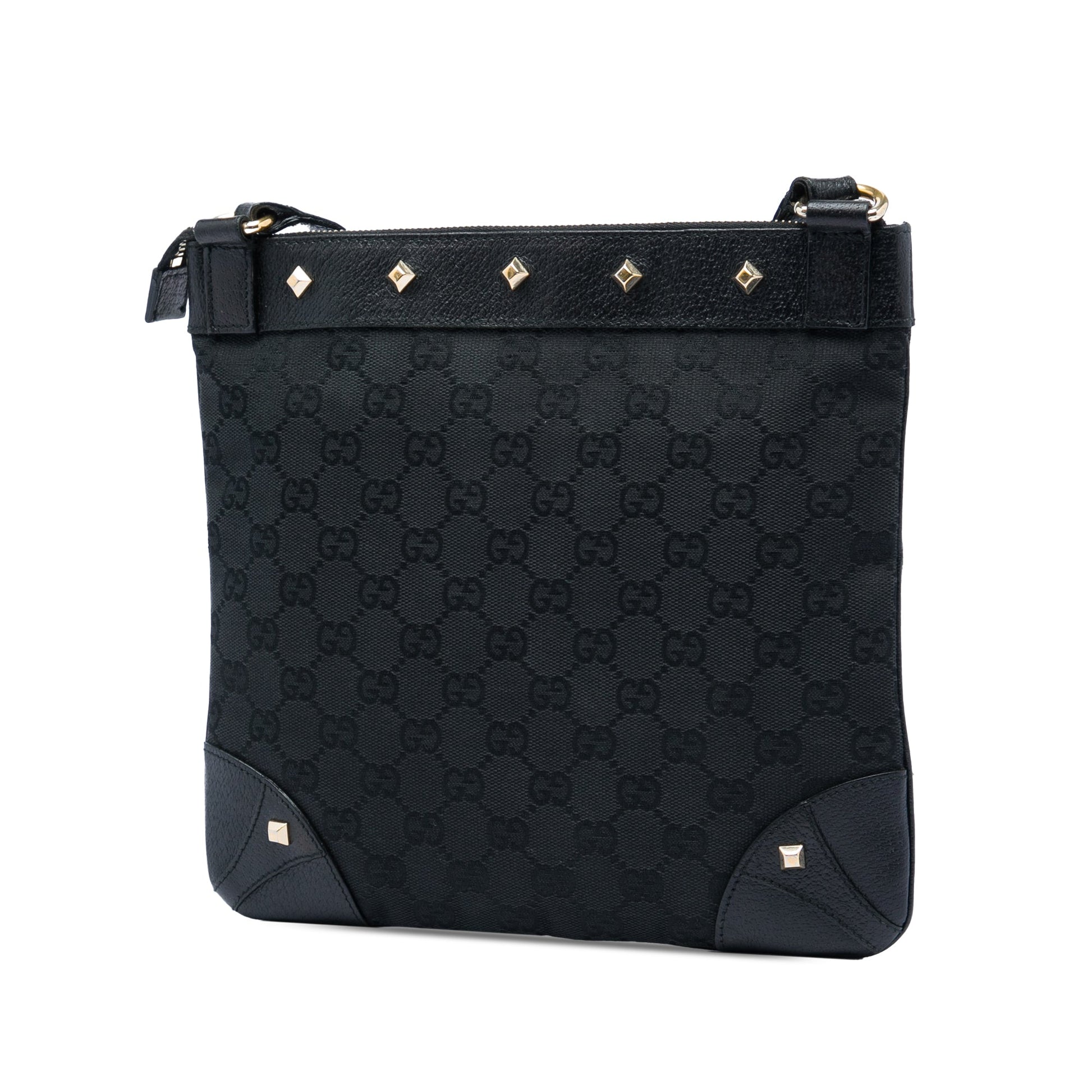 Gucci GG Canvas Nailhead Crossbody