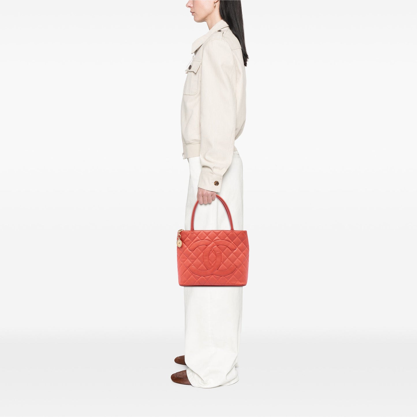 Chanel Caviar Medallion Tote