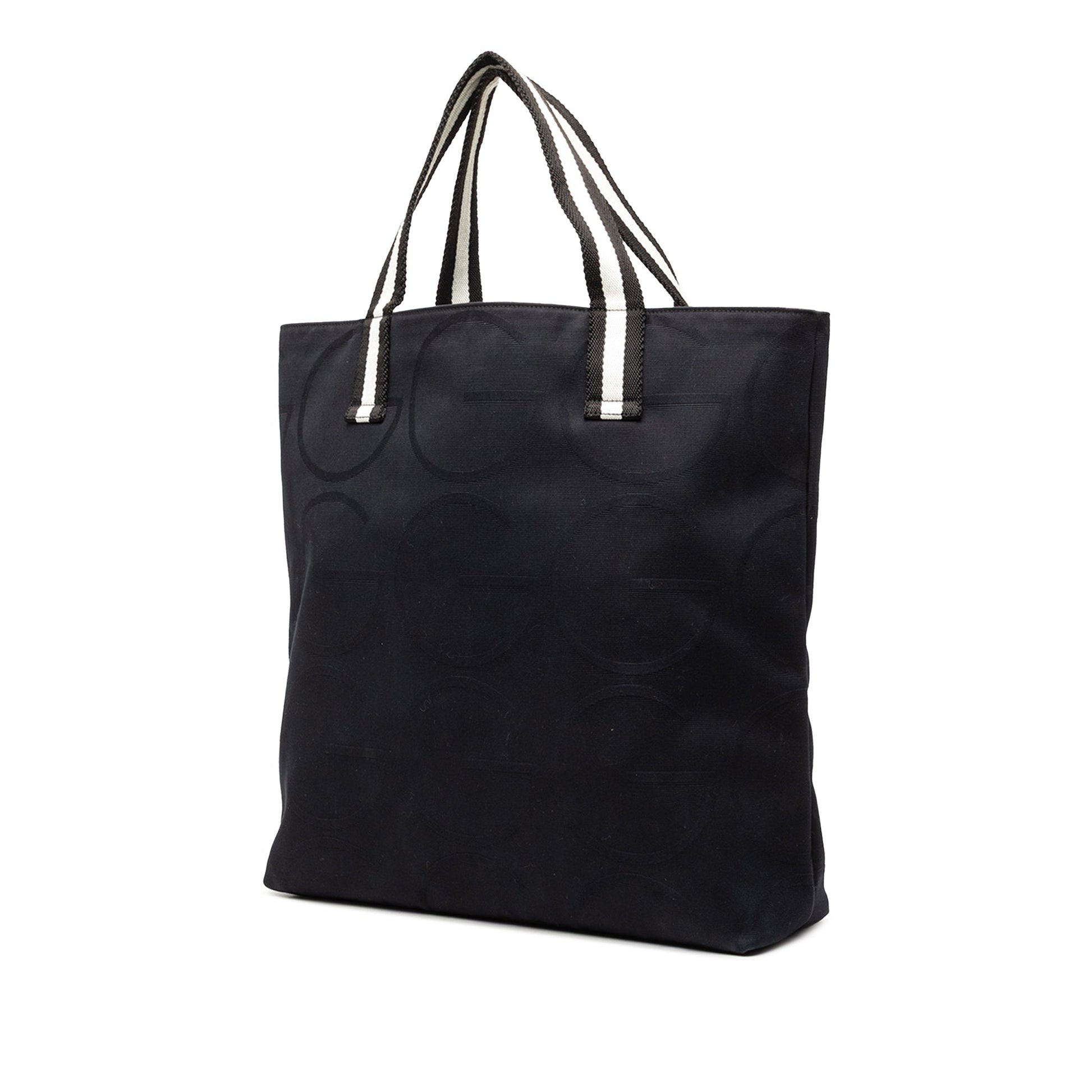 Gucci Canvas G Monogram Web Tote
