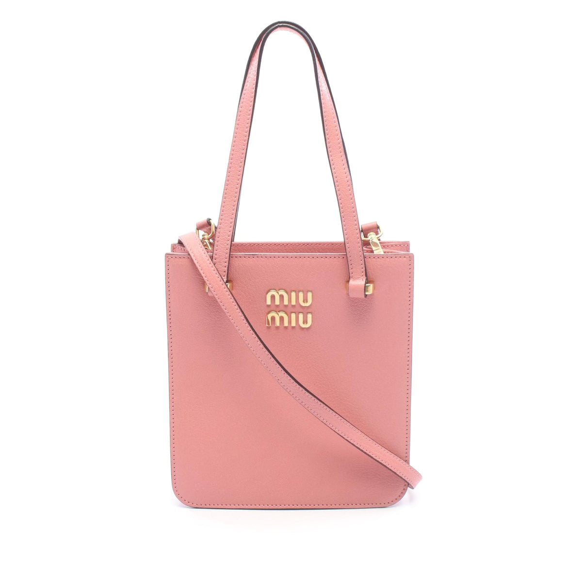 Miu Miu Goatskin Madras Satchel