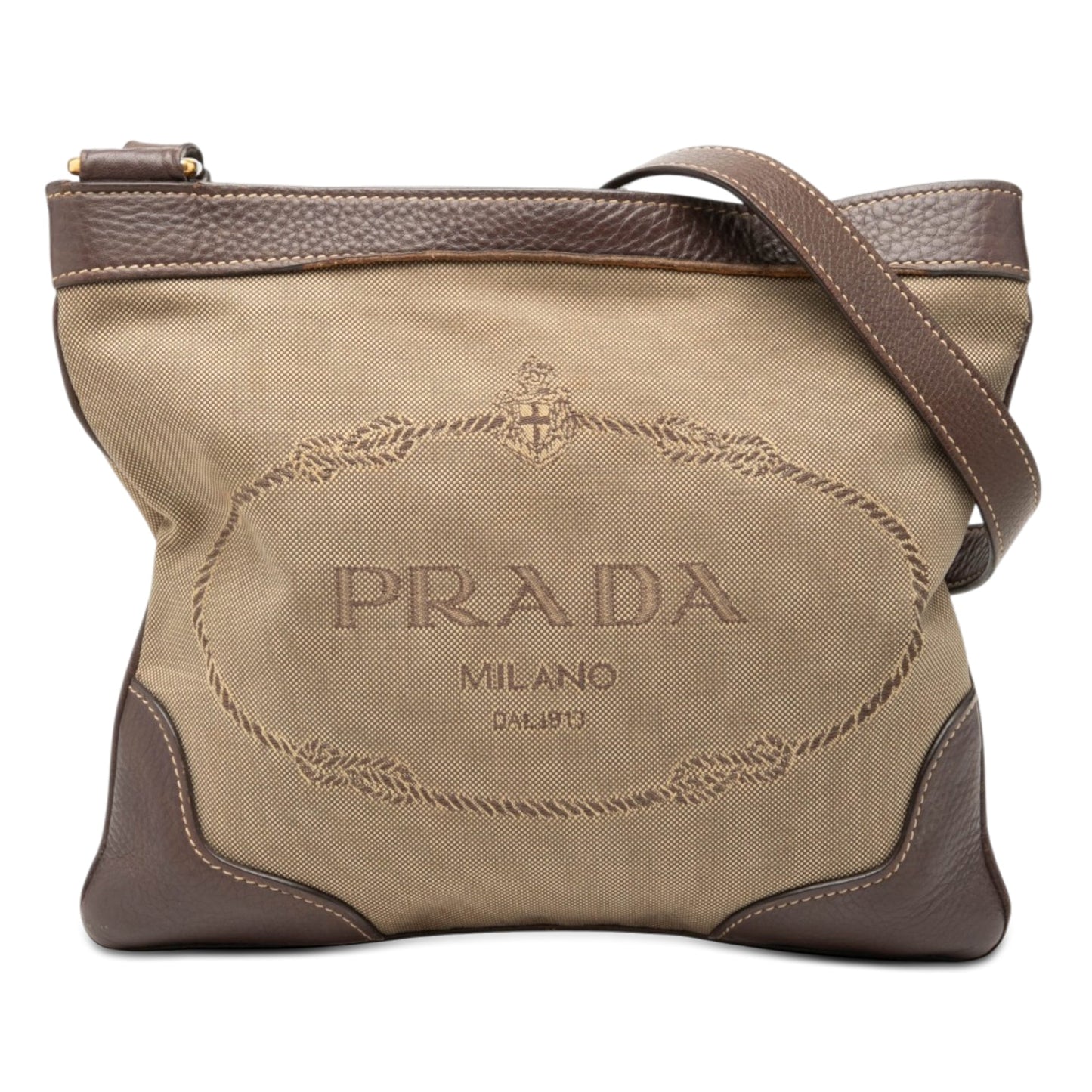 Prada Canvas Canapa Logo Crossbody