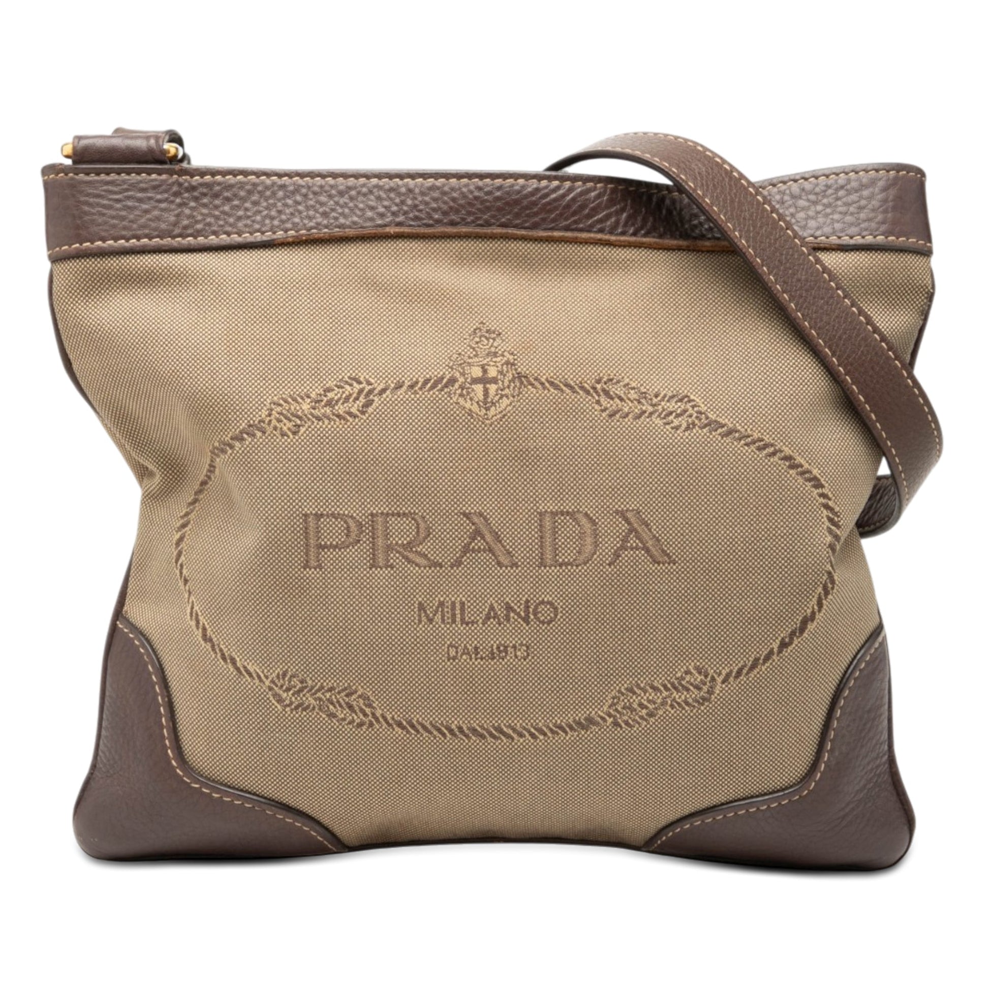 Prada Canvas Canapa Logo Crossbody
