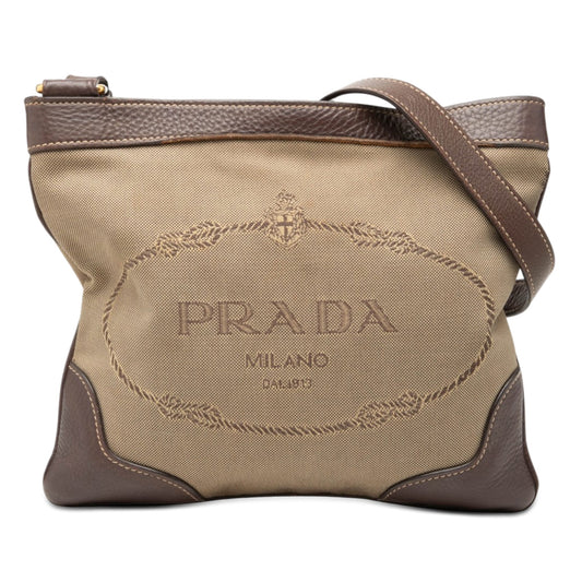 Prada Canvas Canapa Logo Crossbody