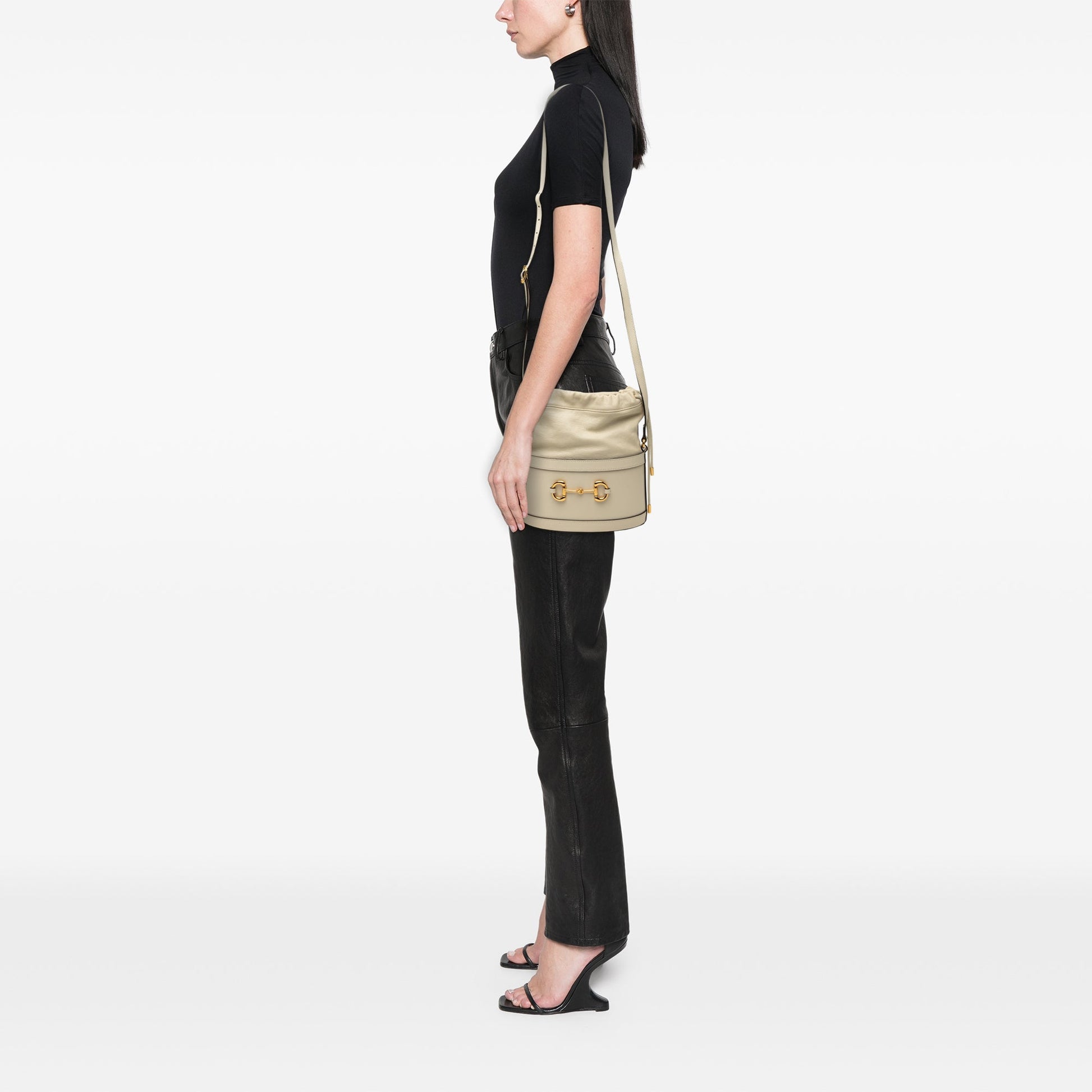 Gucci Calfskin Horsebit 1955 Bucket Bag