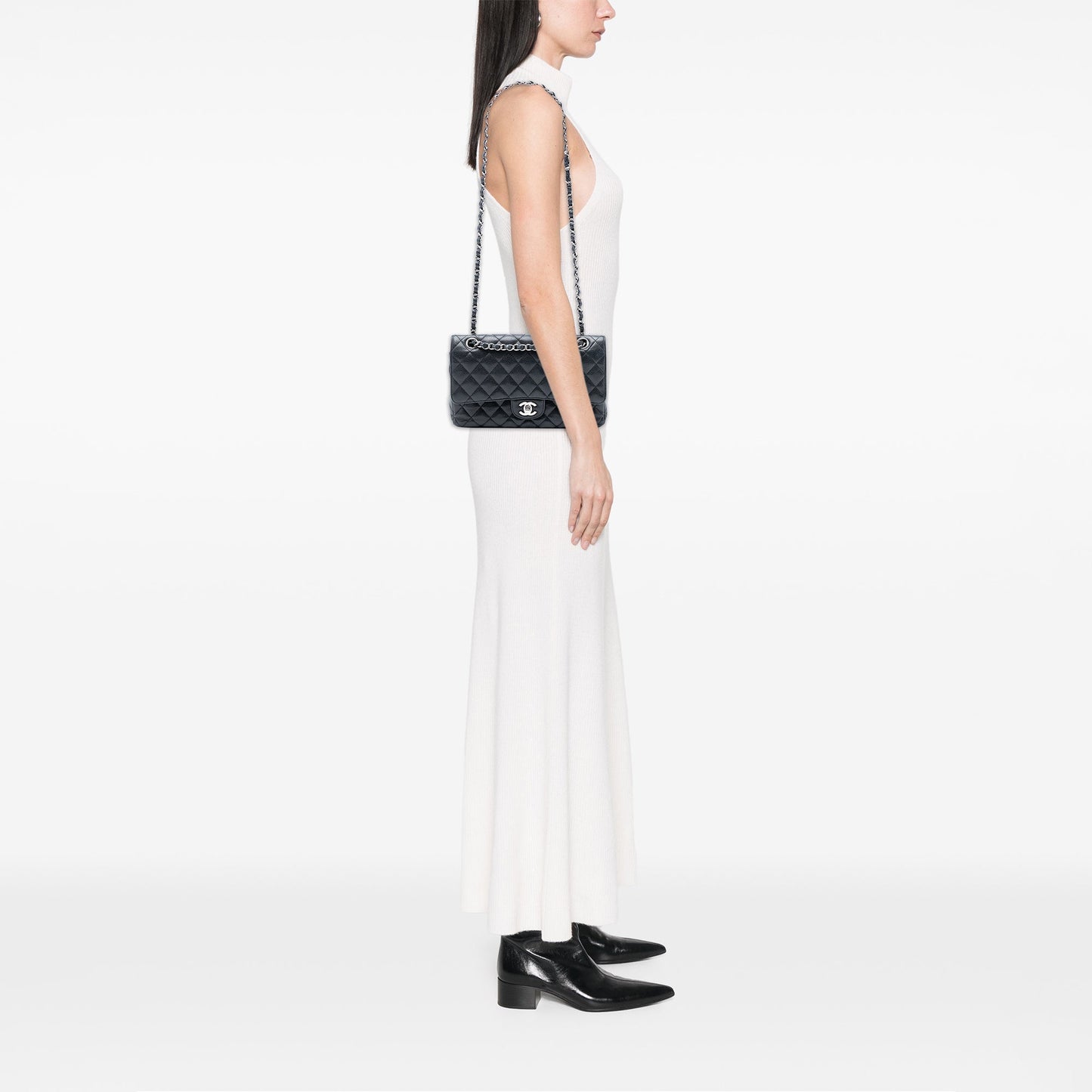 Chanel Medium Classic Caviar Double Flap