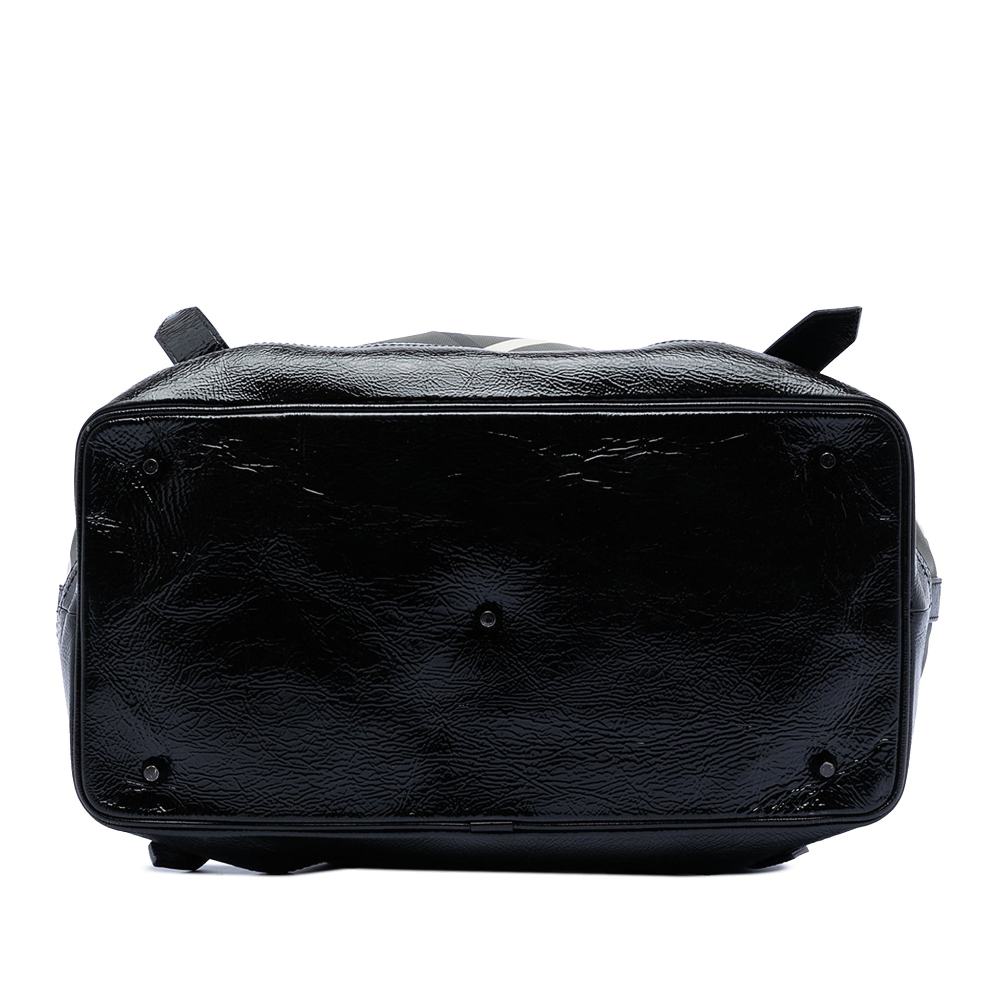 Burberry Beat Check Nylon Lowry Satchel