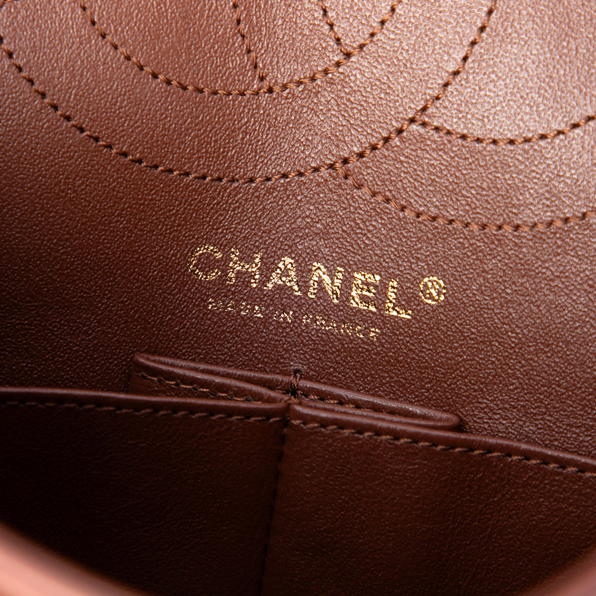 Chanel Chevron Metallic Aged Calfskin Reissue 2.55 Double Flap 225 — Pink