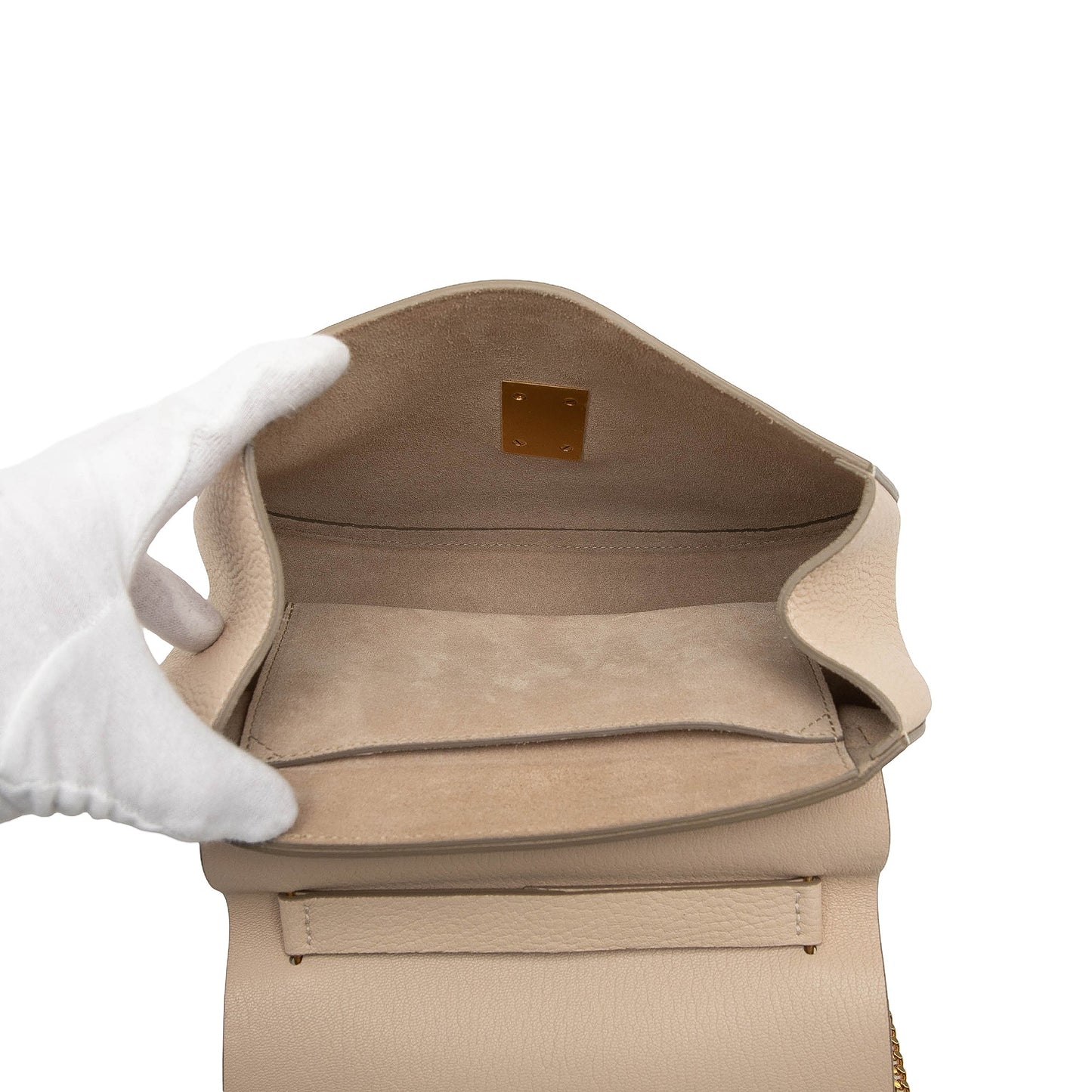 Chloé Small Leather Drew Crossbody
