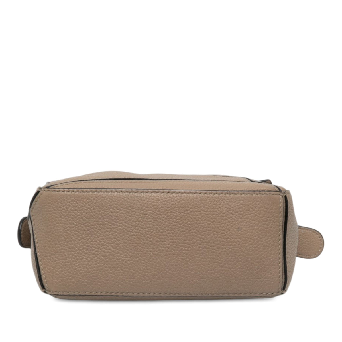 LOEWE Mini Calfskin Puzzle Satchel — Brown