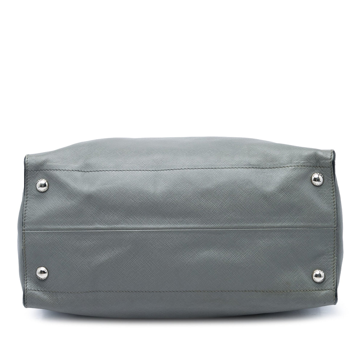 Prada Medium Saffiano Tote — Gray