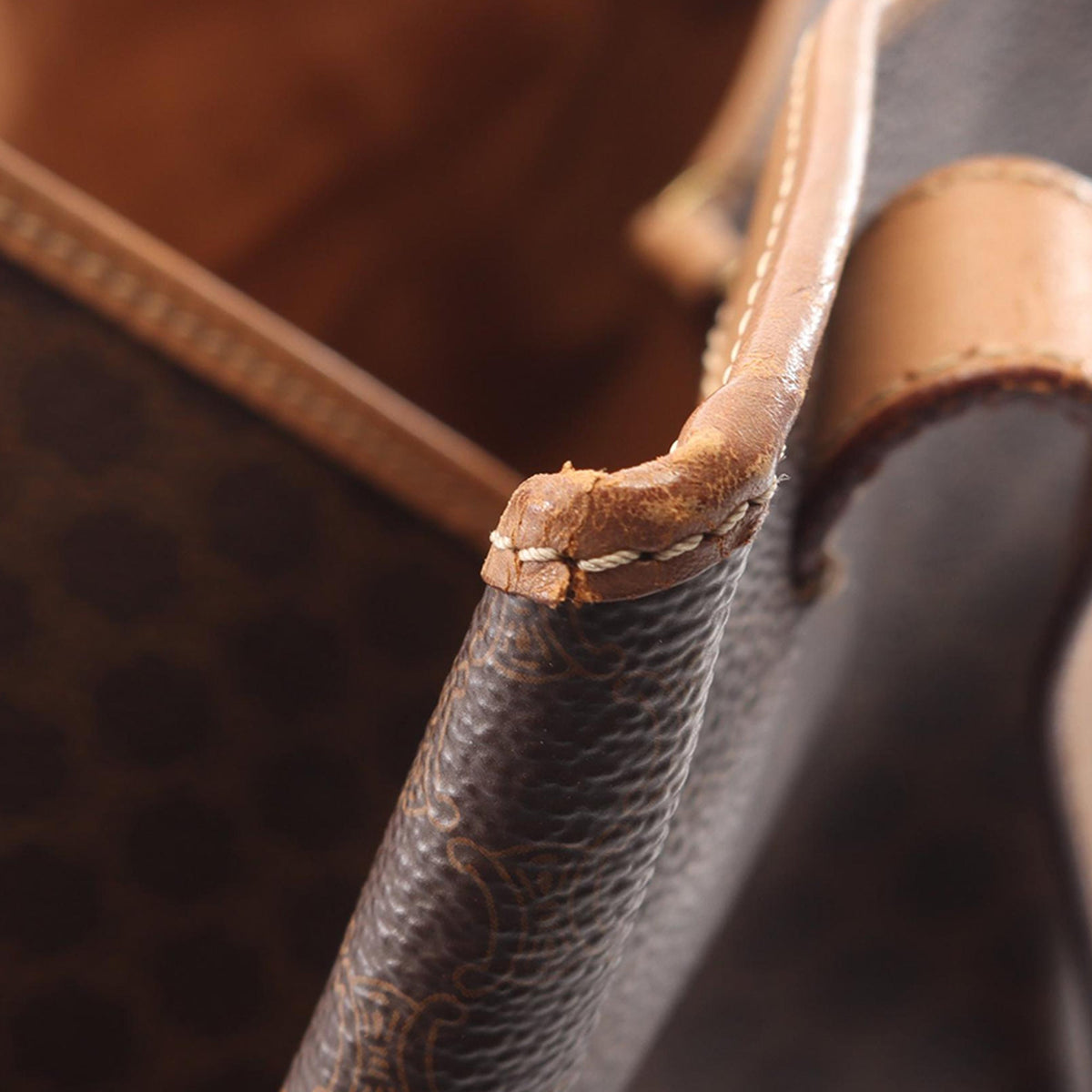 Celine Macadam Coated Canvas Tote