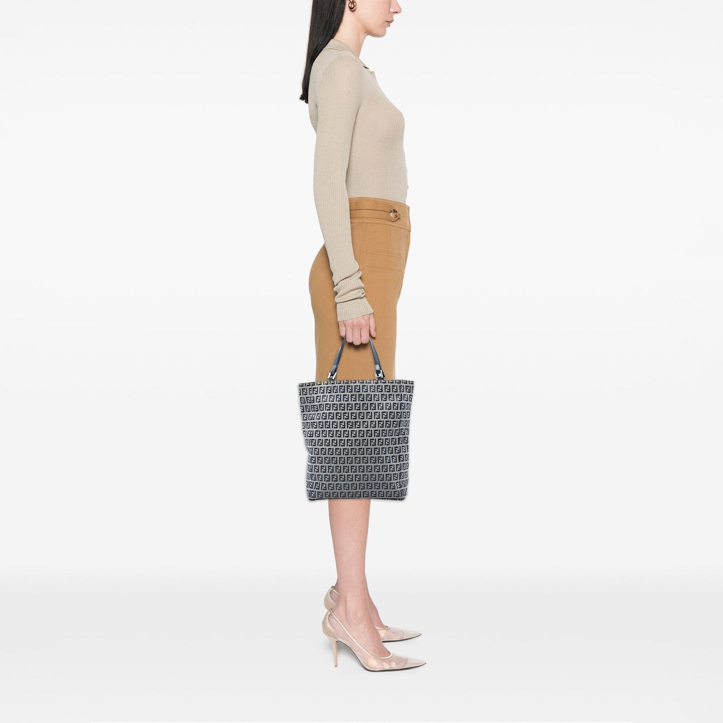 Fendi Zucchino Canvas Tote