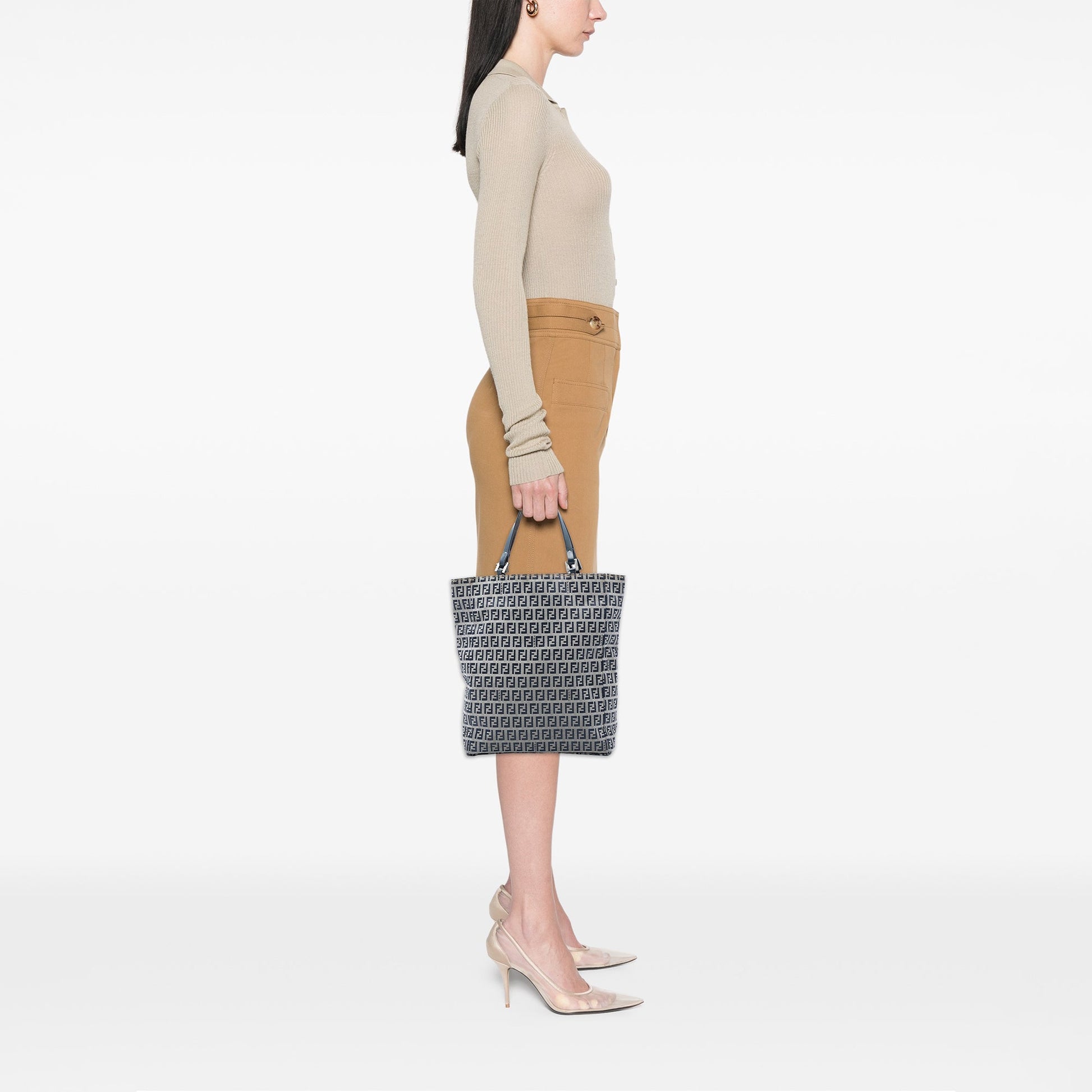 Fendi Zucchino Canvas Tote