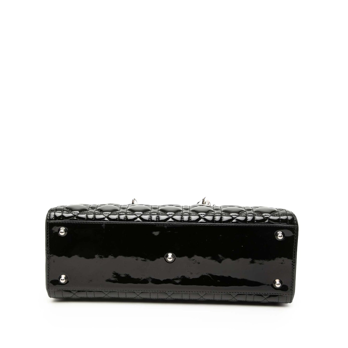 Dior Large Patent Cannage Lady Dior