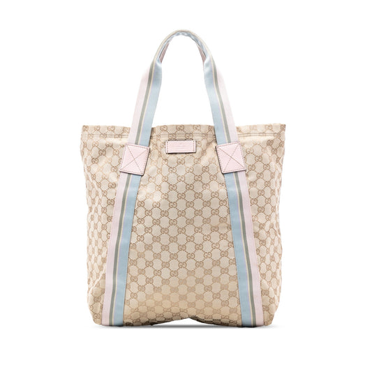 Gucci GG Canvas Web Tote