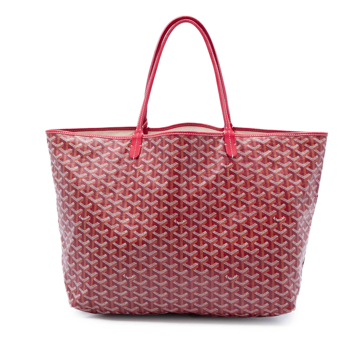 Goyard Goyardine Saint Louis GM — Red