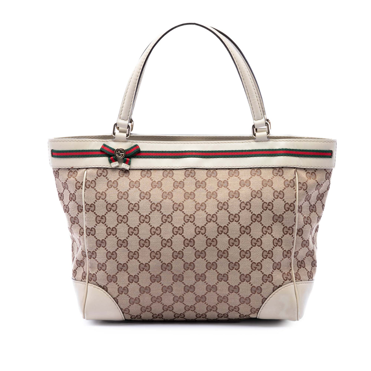 Gucci GG Canvas Web Mayfair Tote