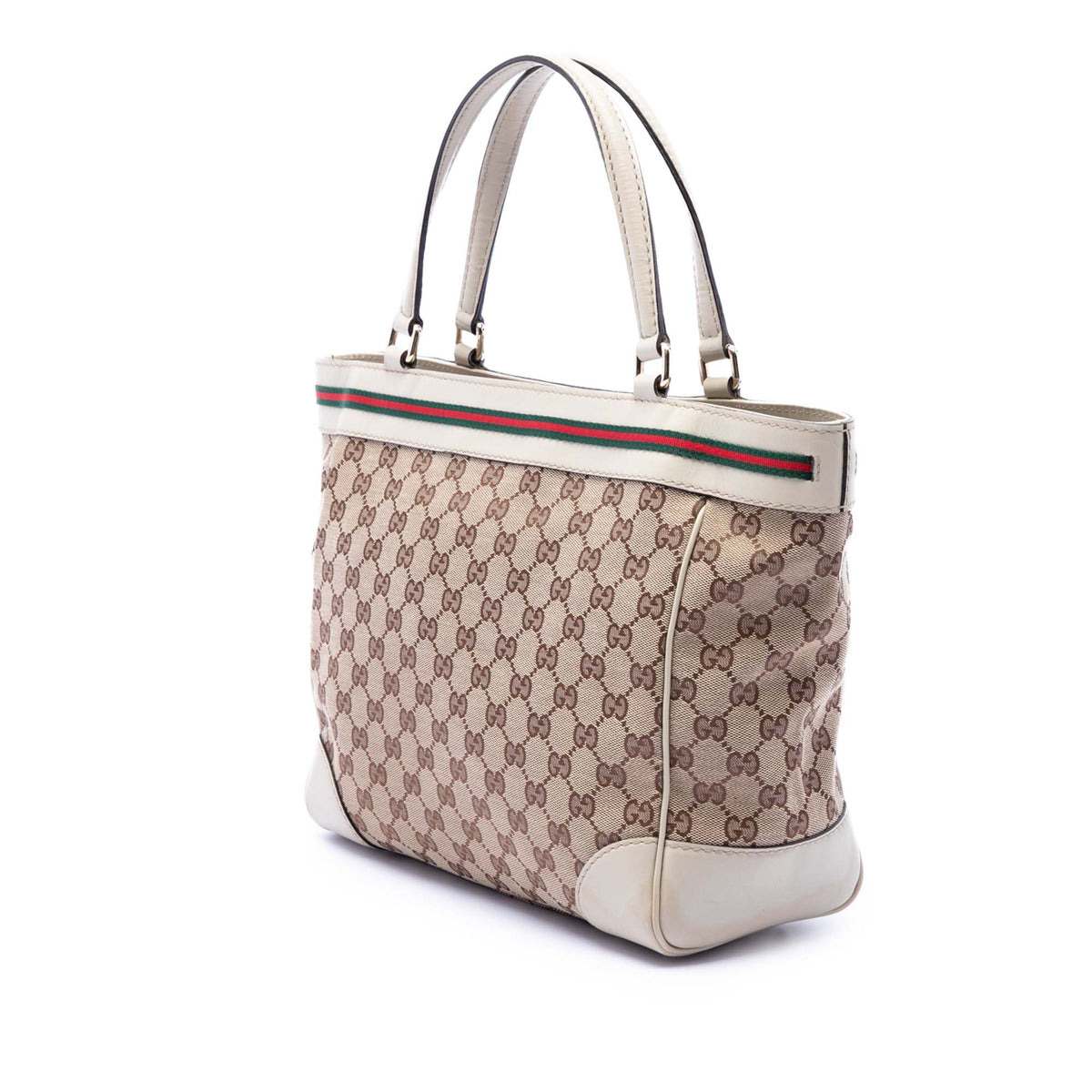 Gucci GG Canvas Web Mayfair Tote
