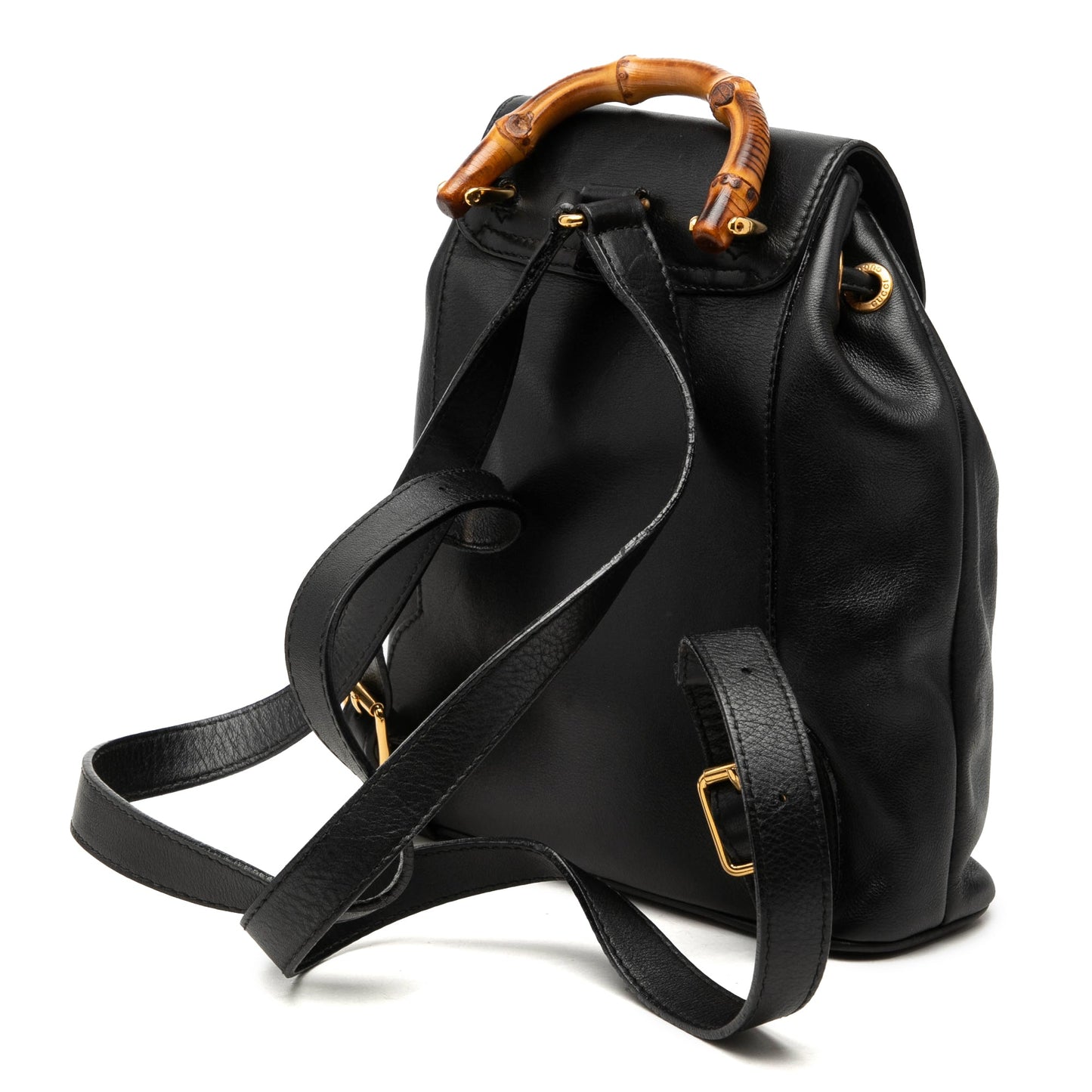 Gucci Calfskin Bamboo Backpack