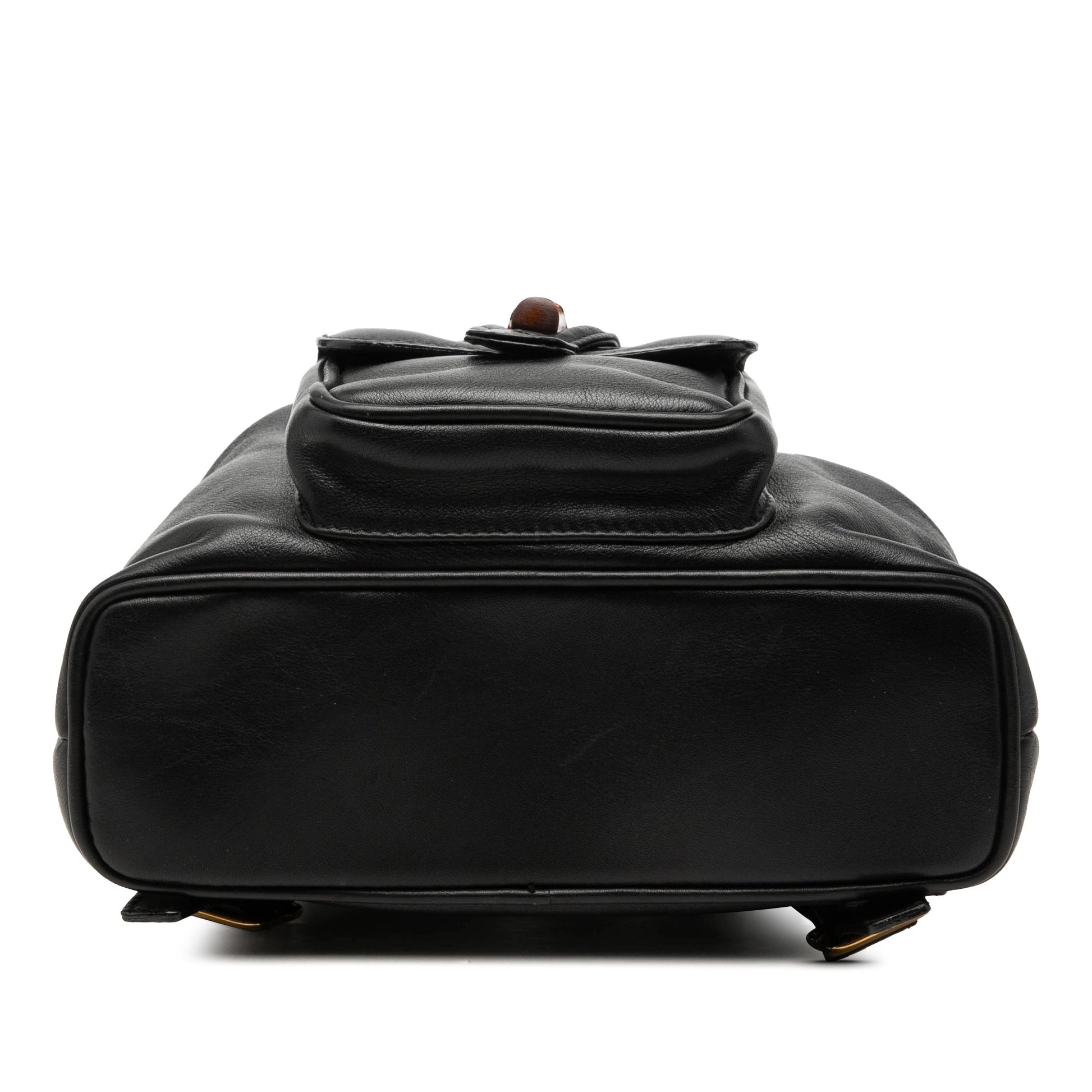 Gucci Calfskin Bamboo Backpack