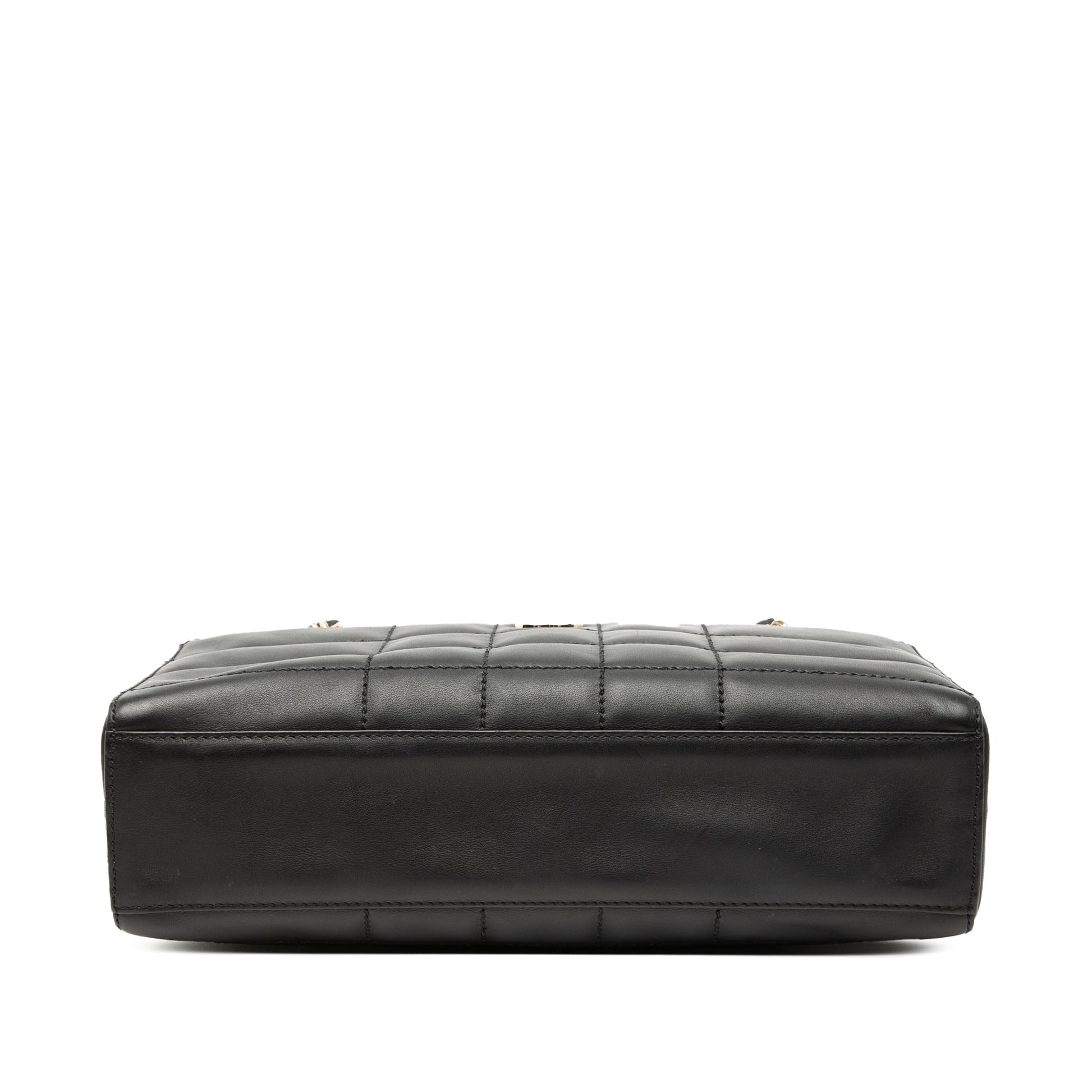 Chanel CC Choco Bar Lambskin Chain Shoulder Bag
