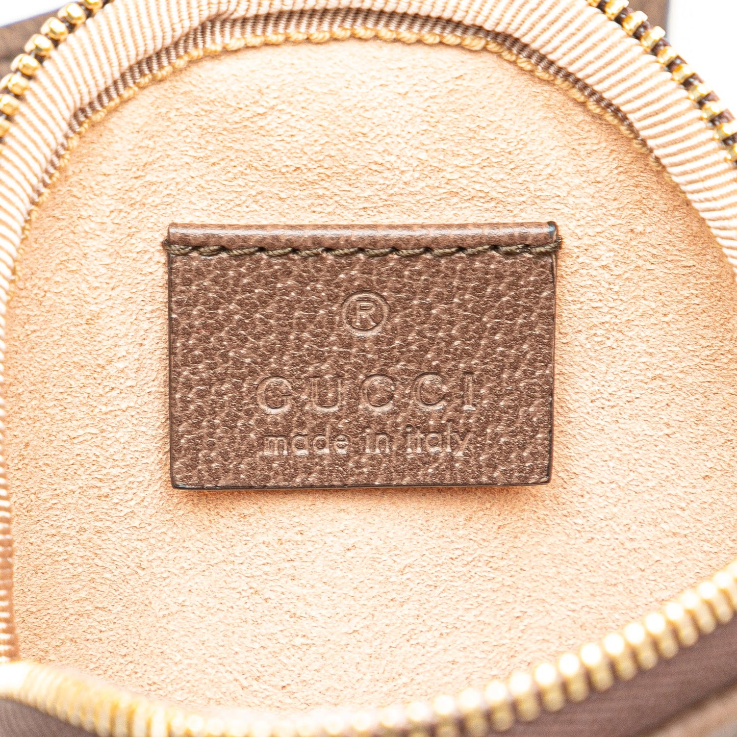 Gucci Mini GG Supreme Ophidia Round Neck Pouch
