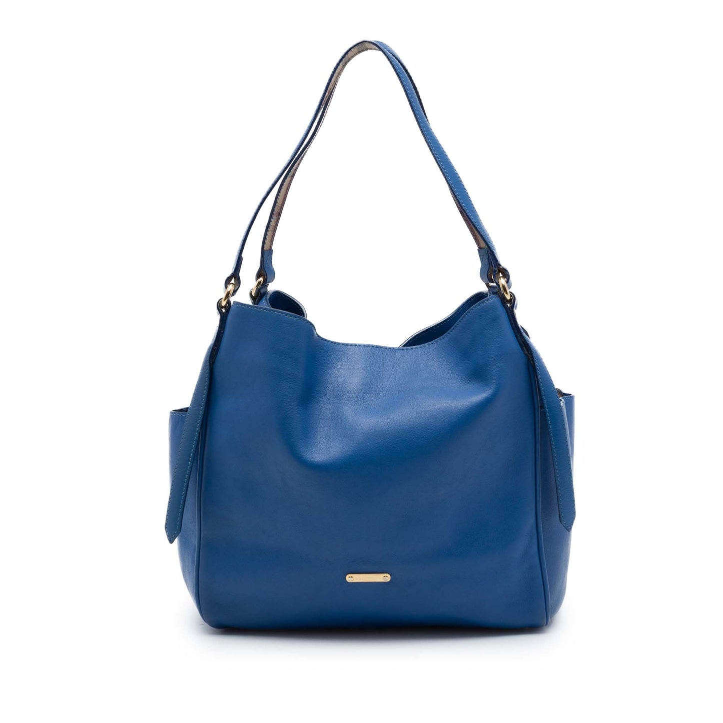 Burberry Small Grained Calfskin Canterbury Tote