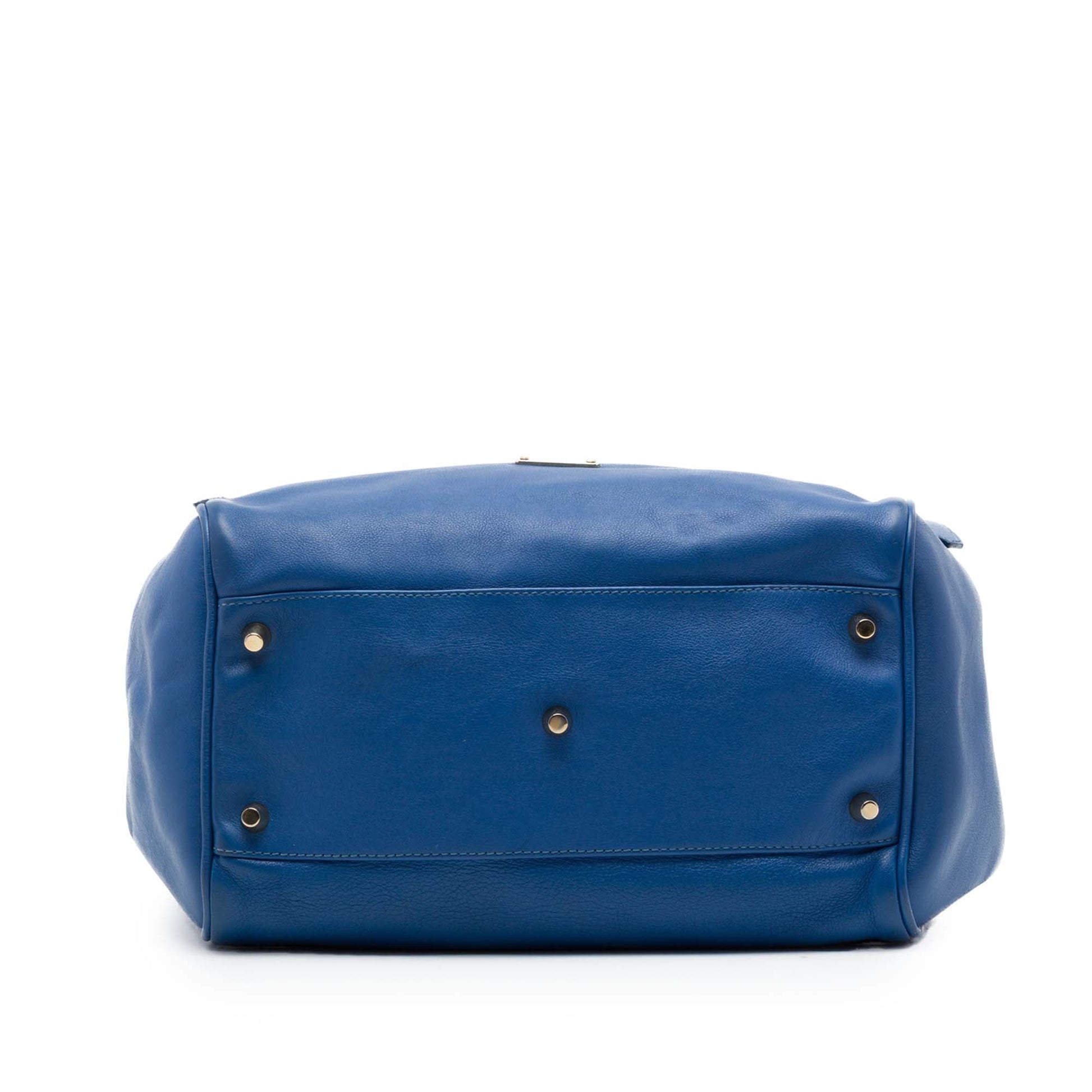 Burberry Small Grained Calfskin Canterbury Tote