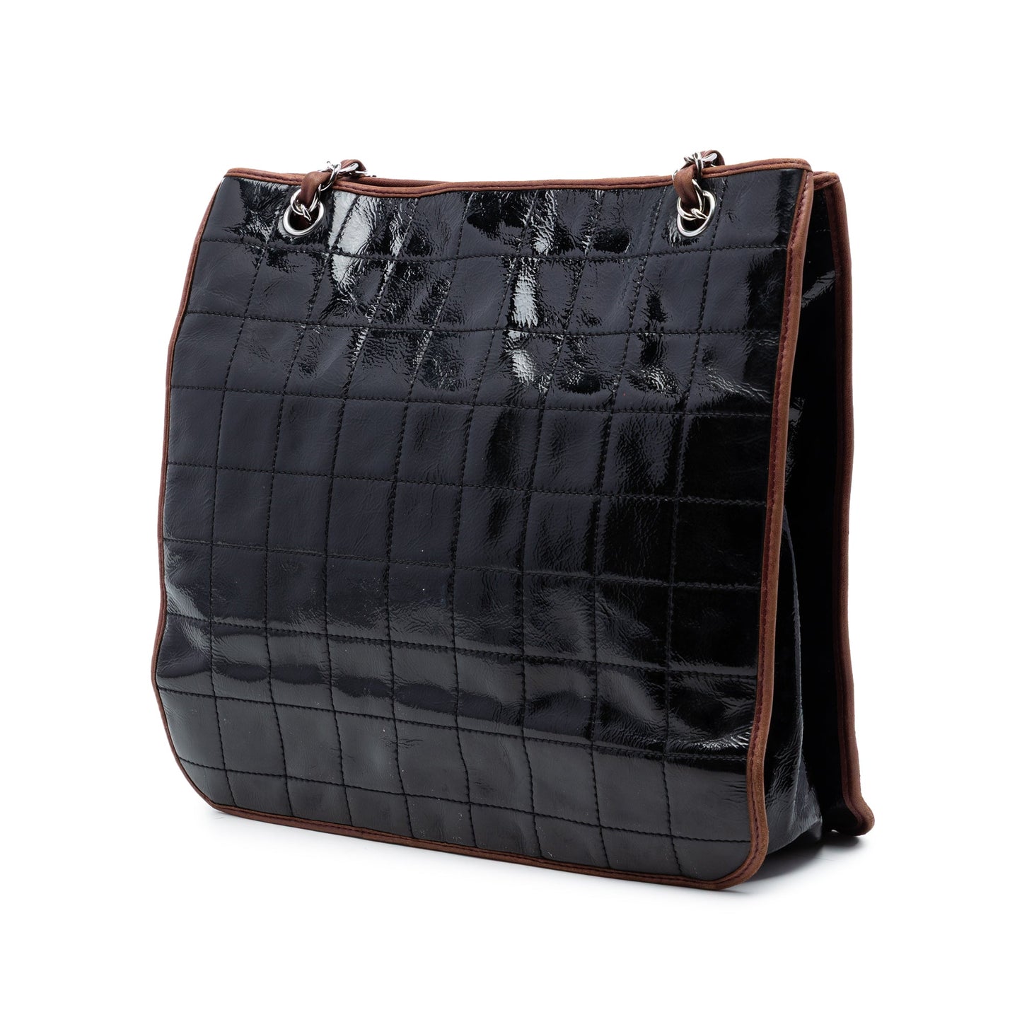 Chanel CC Chocolate Bar Patent Tote