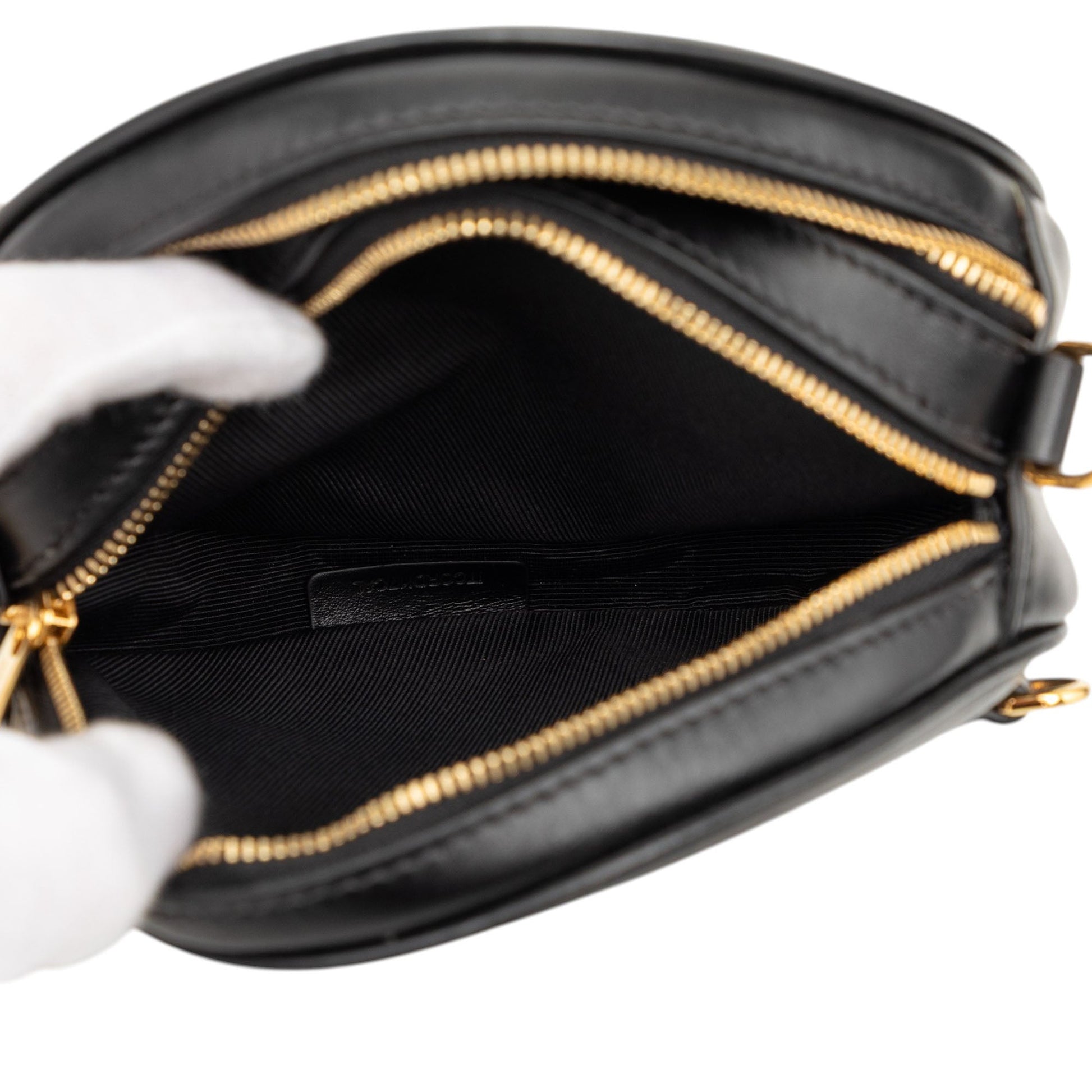 Burberry Calfskin Louise Round Crossbody
