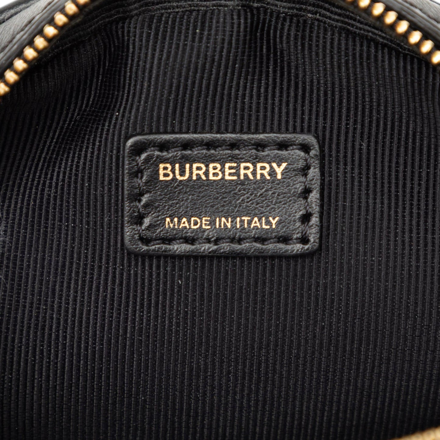 Burberry Calfskin Louise Round Crossbody