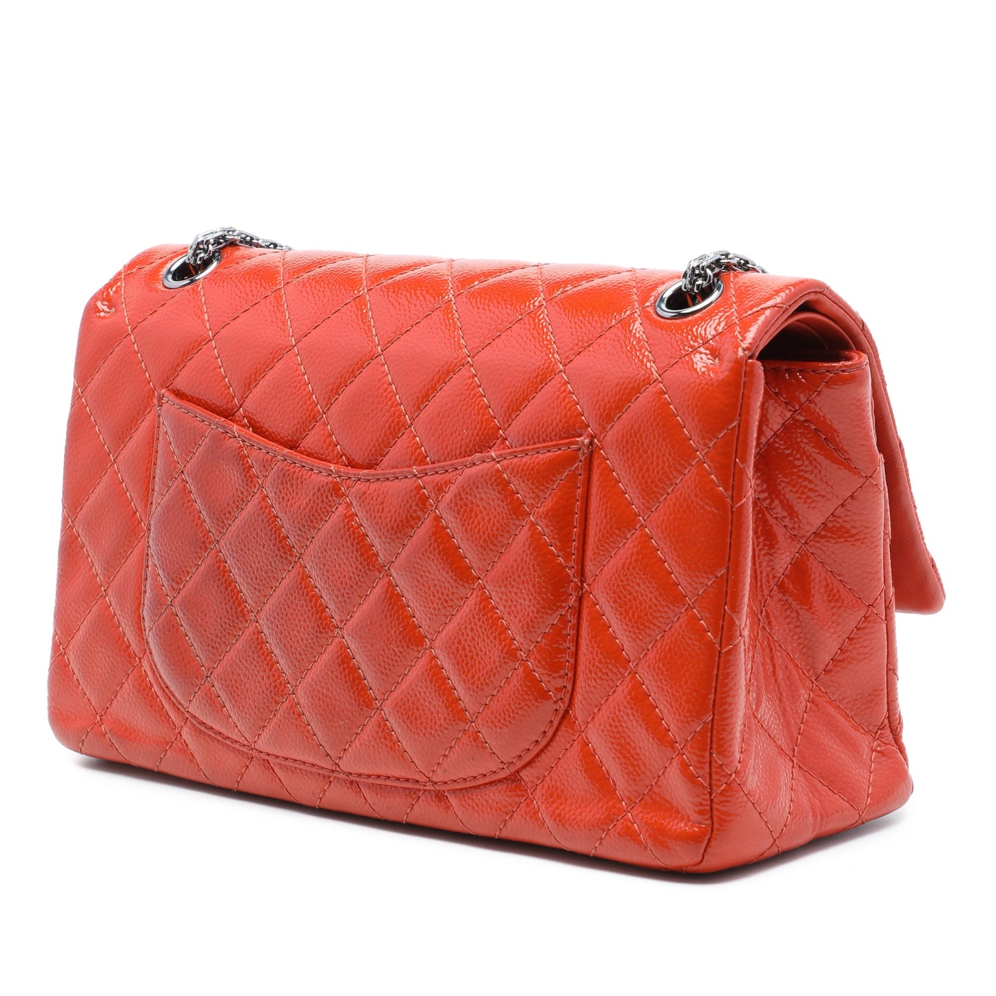 Chanel Quilted Patent Caviar Reissue 2.55 Double Flap 226