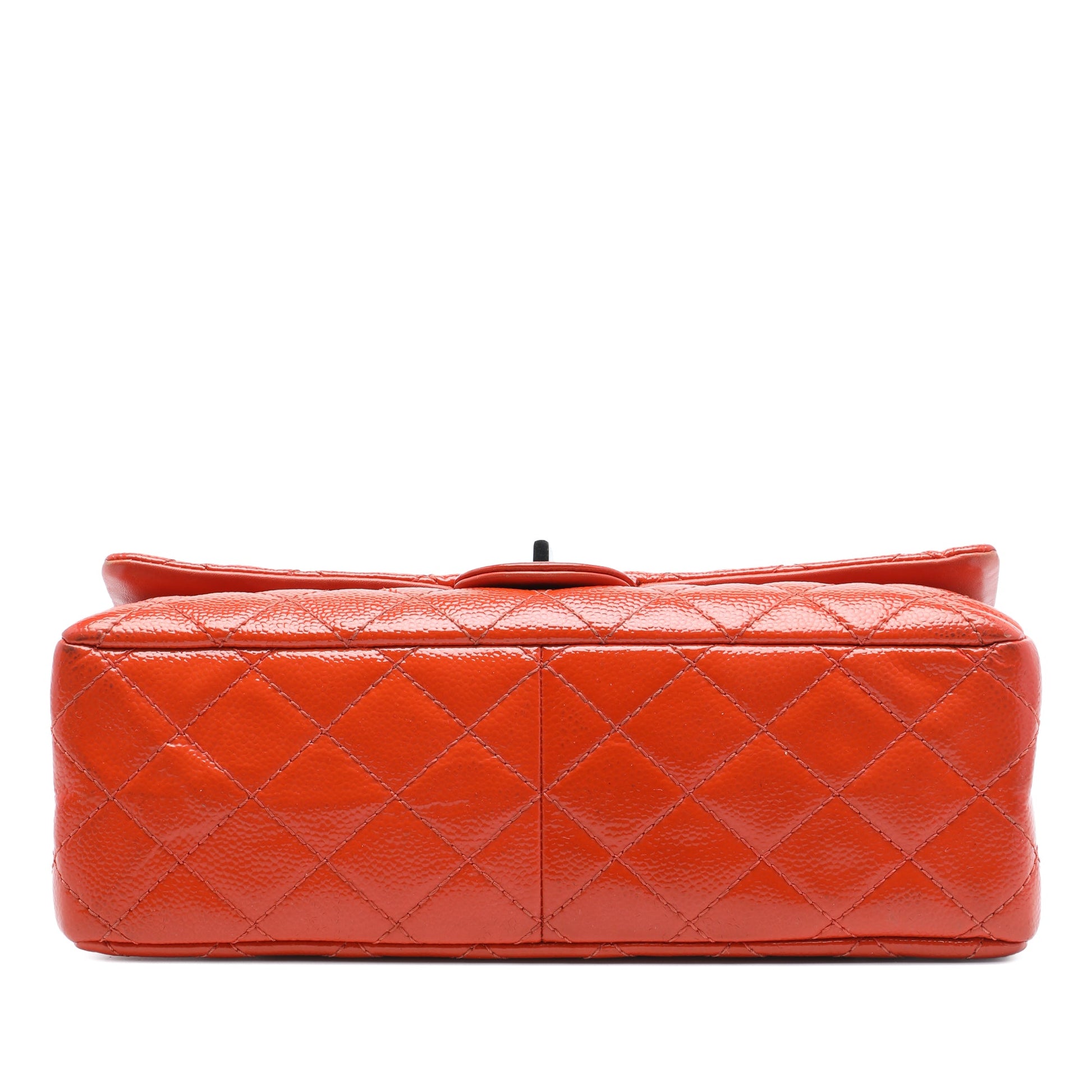 Chanel Quilted Patent Caviar Reissue 2.55 Double Flap 226