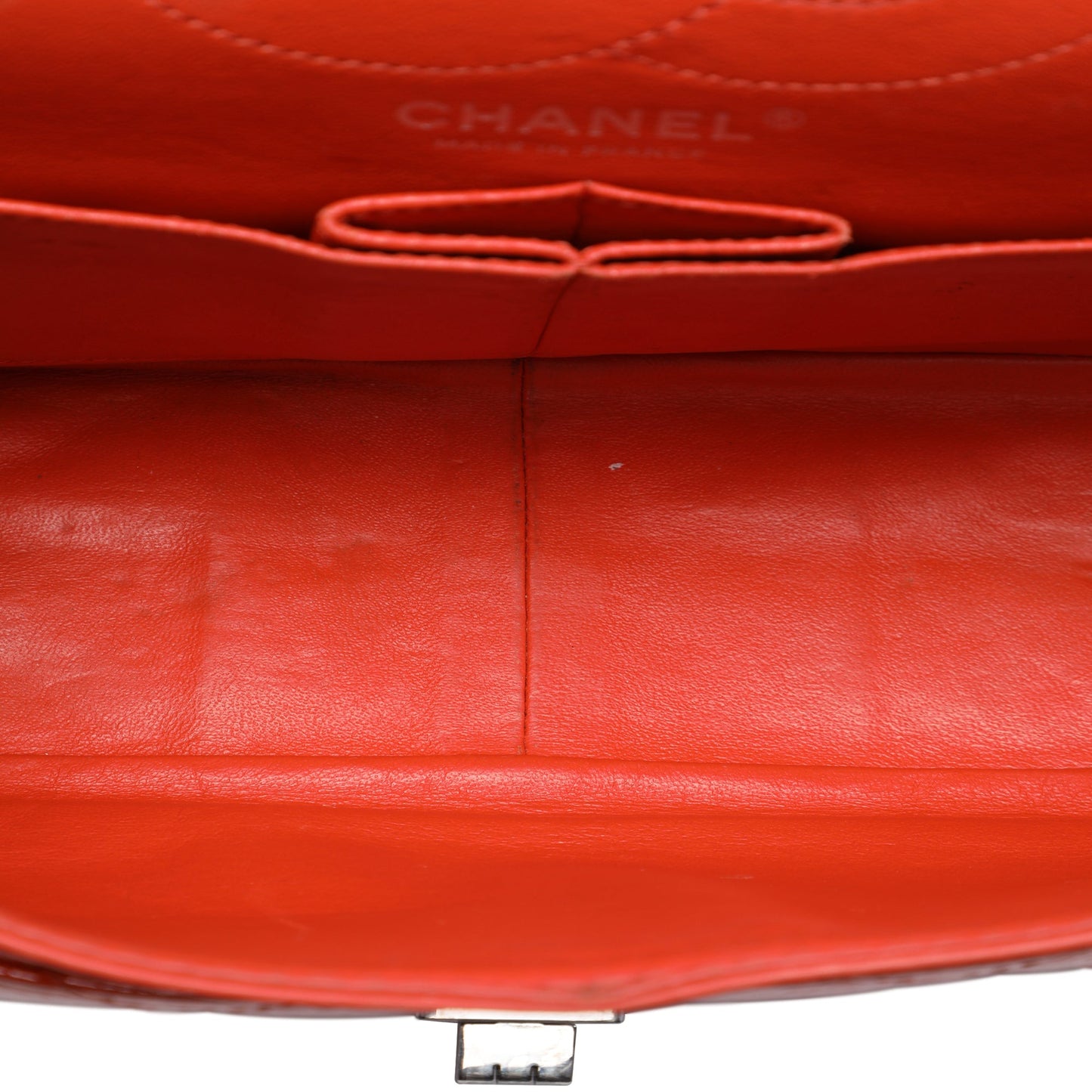 Chanel Quilted Patent Caviar Reissue 2.55 Double Flap 226