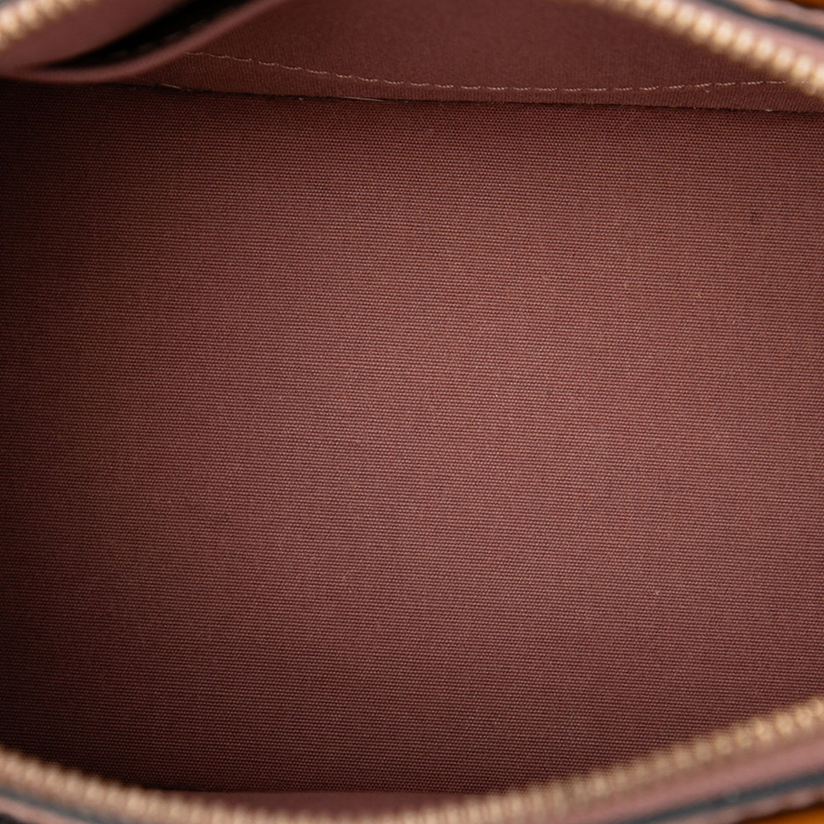 Louis Vuitton Monogram Vernis Alma BB — Brown