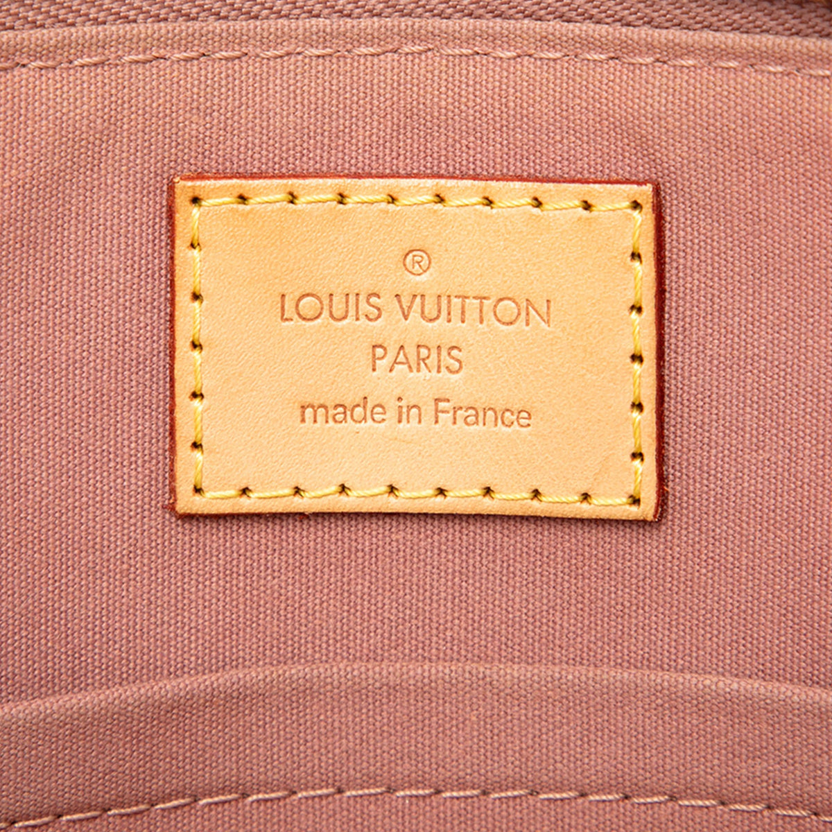Louis Vuitton Monogram Vernis Alma BB — Brown
