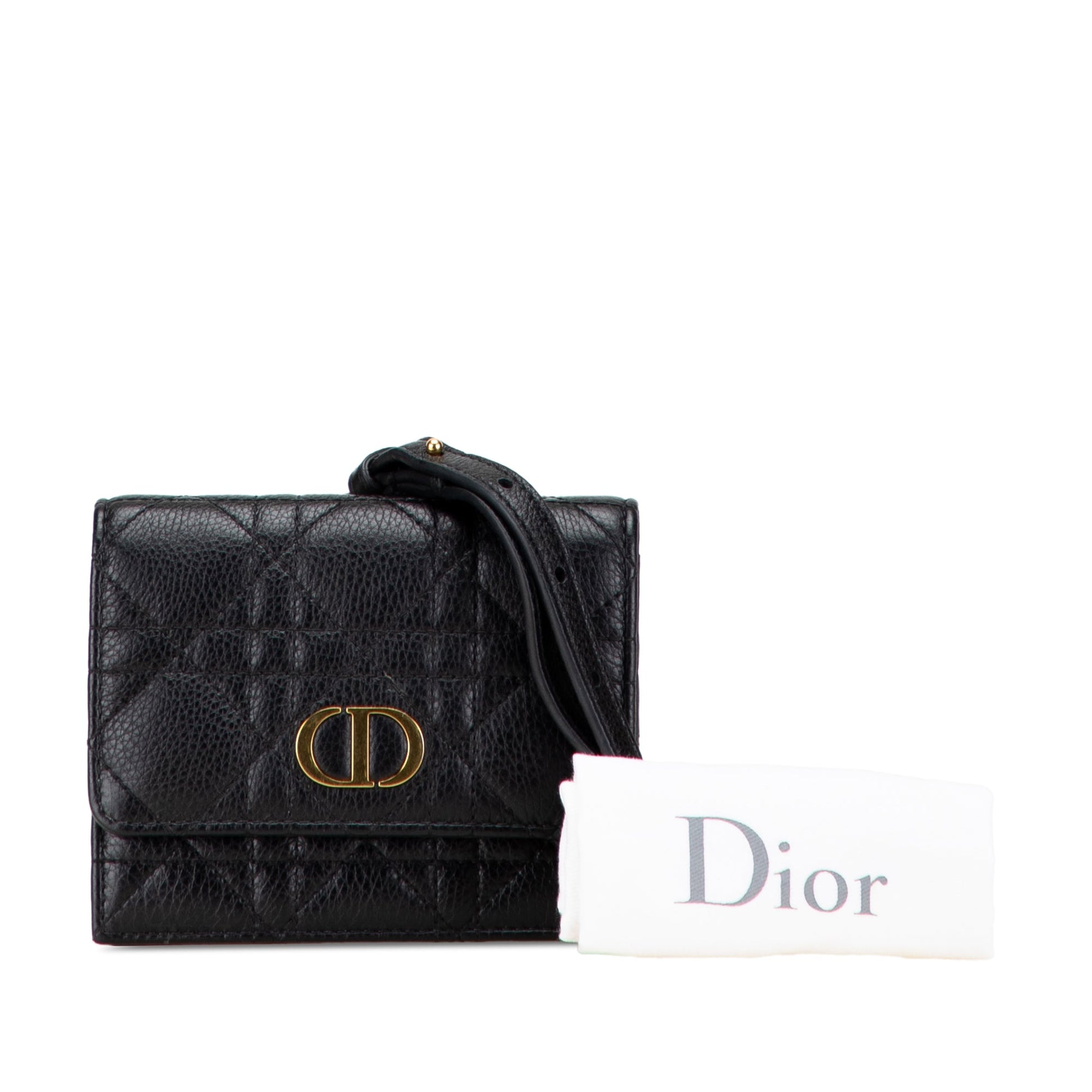 Dior Calfskin Cannage Caro Chain Belt Bag