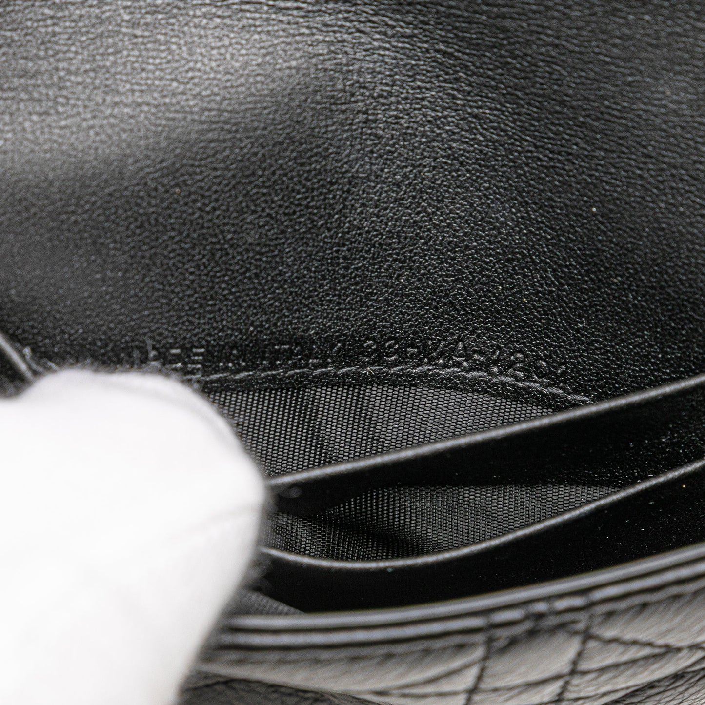 Dior Calfskin Cannage Caro Chain Belt Bag