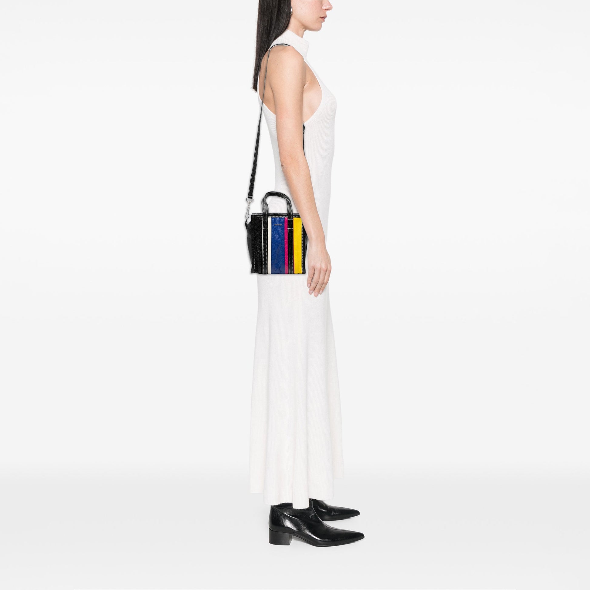 Balenciaga XXS Lambskin Bazar Shopper Satchel