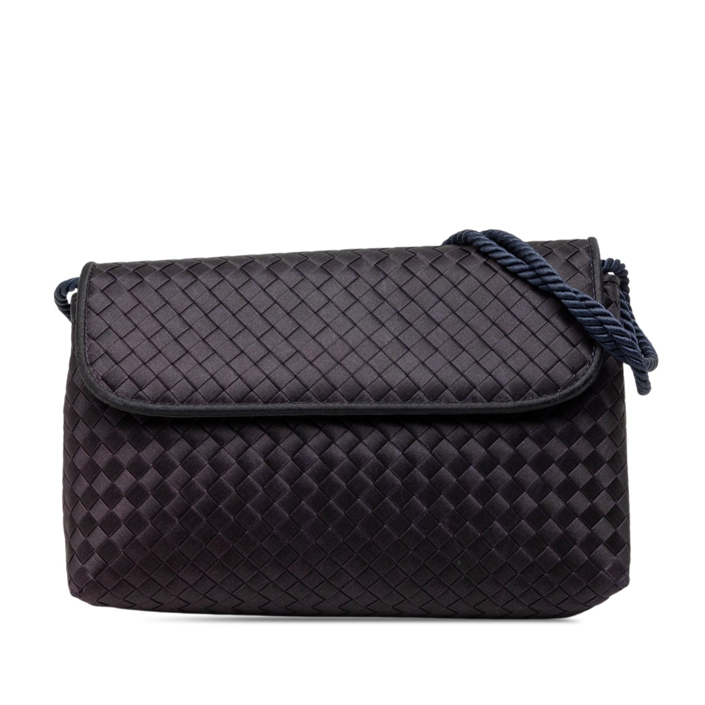Bottega Veneta Satin Intrecciato Shoulder Bag