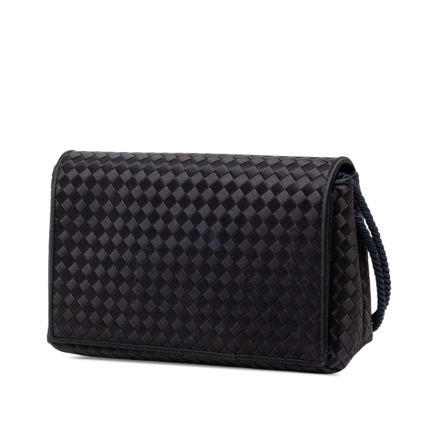 Bottega Veneta Satin Intrecciato Shoulder Bag
