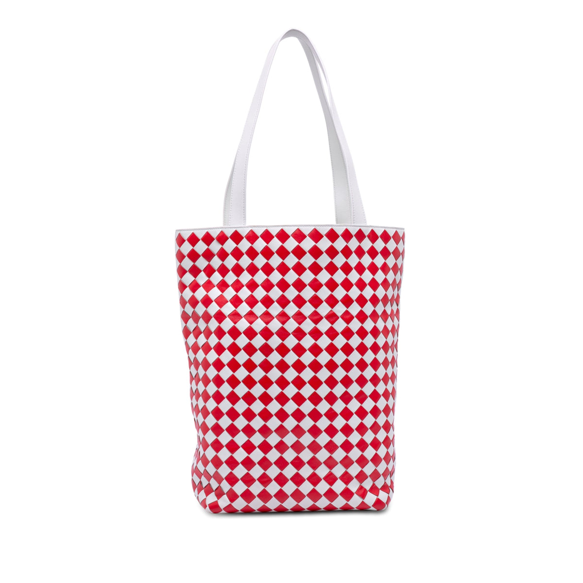Bottega Veneta Nappa Intrecciato Check Avenue Tote
