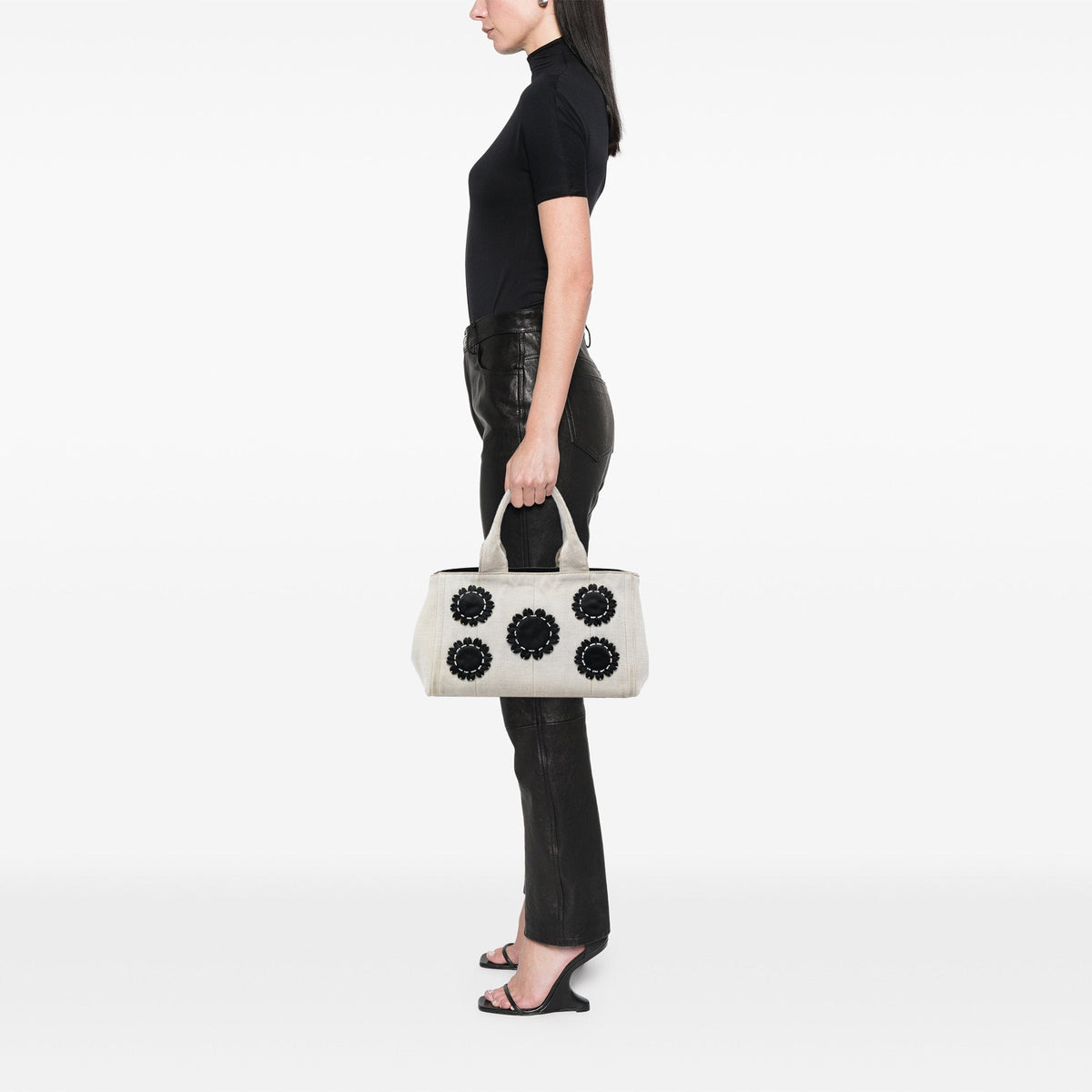 Prada Canvas Canapa Mistolino Tote
