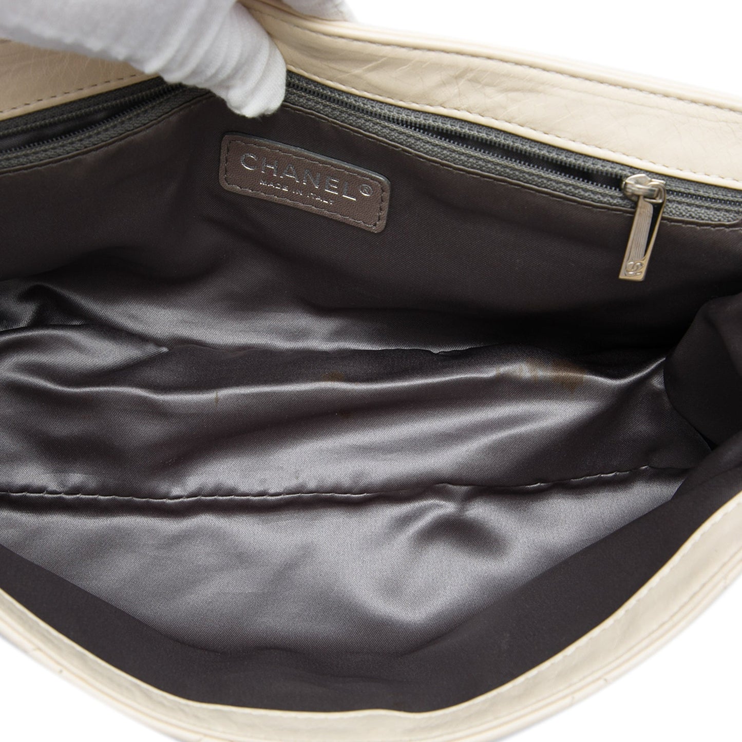 Chanel Quilted Aged Lambskin Reissue 2.55 East West Flap