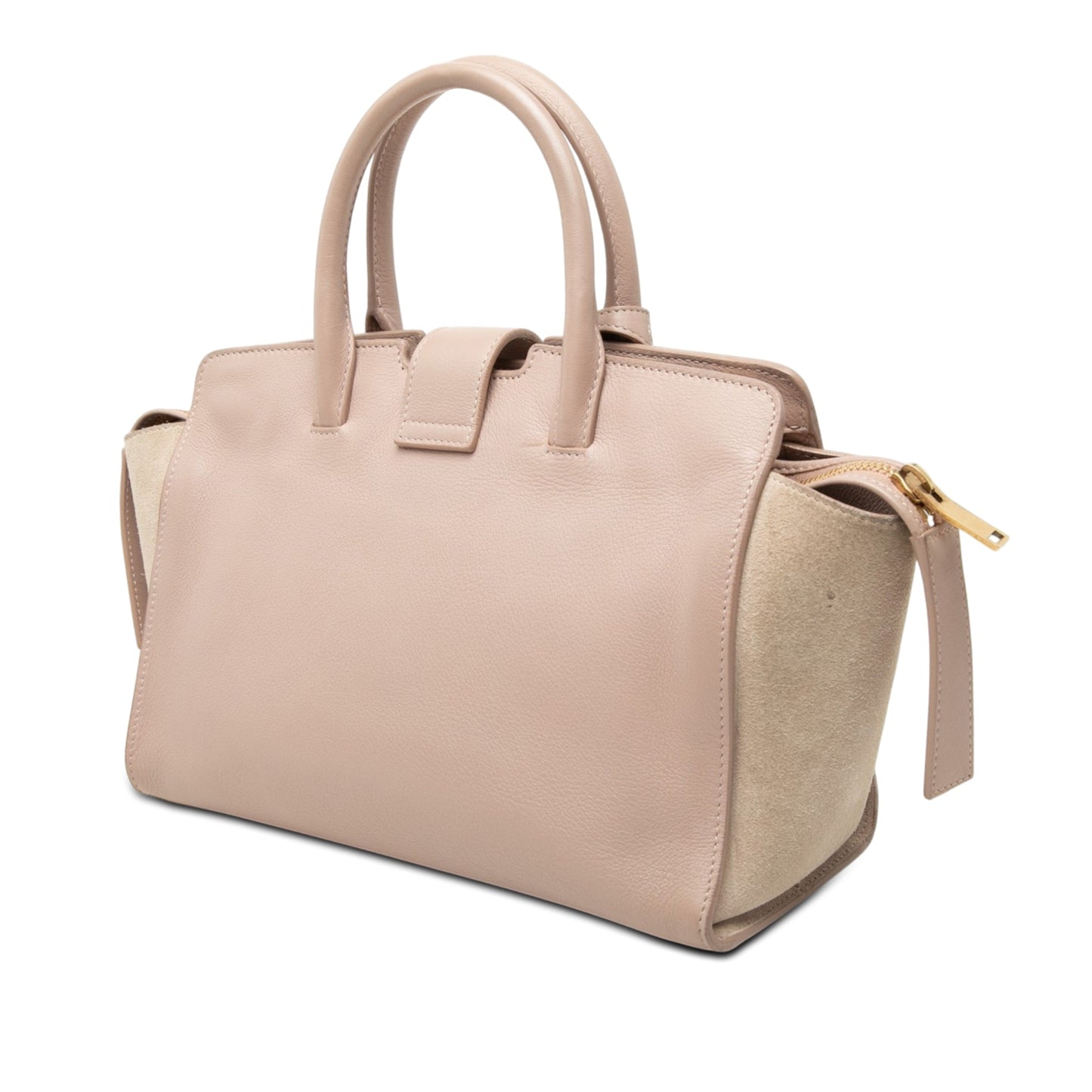 Saint Laurent Baby Leather Monogram Downtown Cabas Satchel