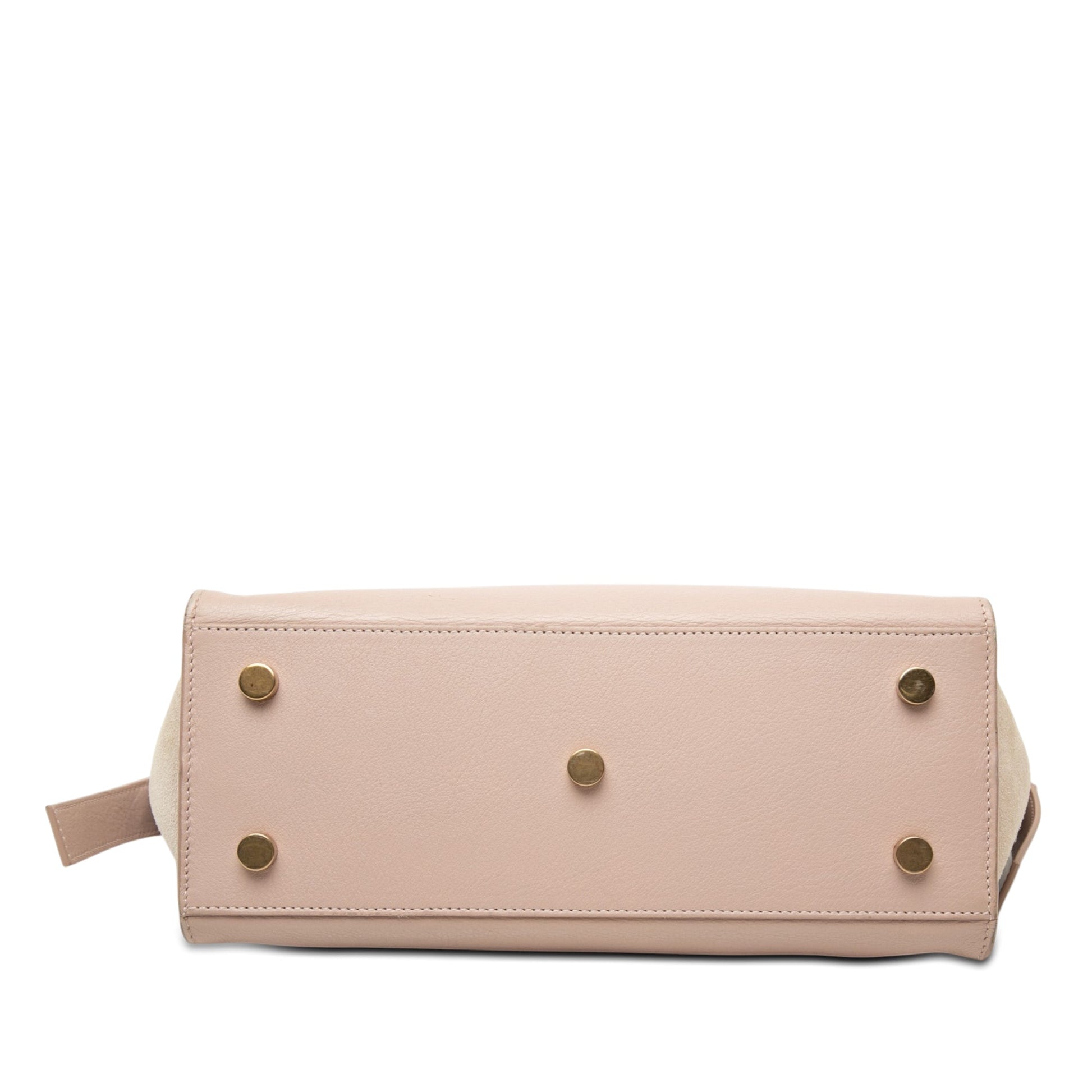 Saint Laurent Baby Leather Monogram Downtown Cabas Satchel
