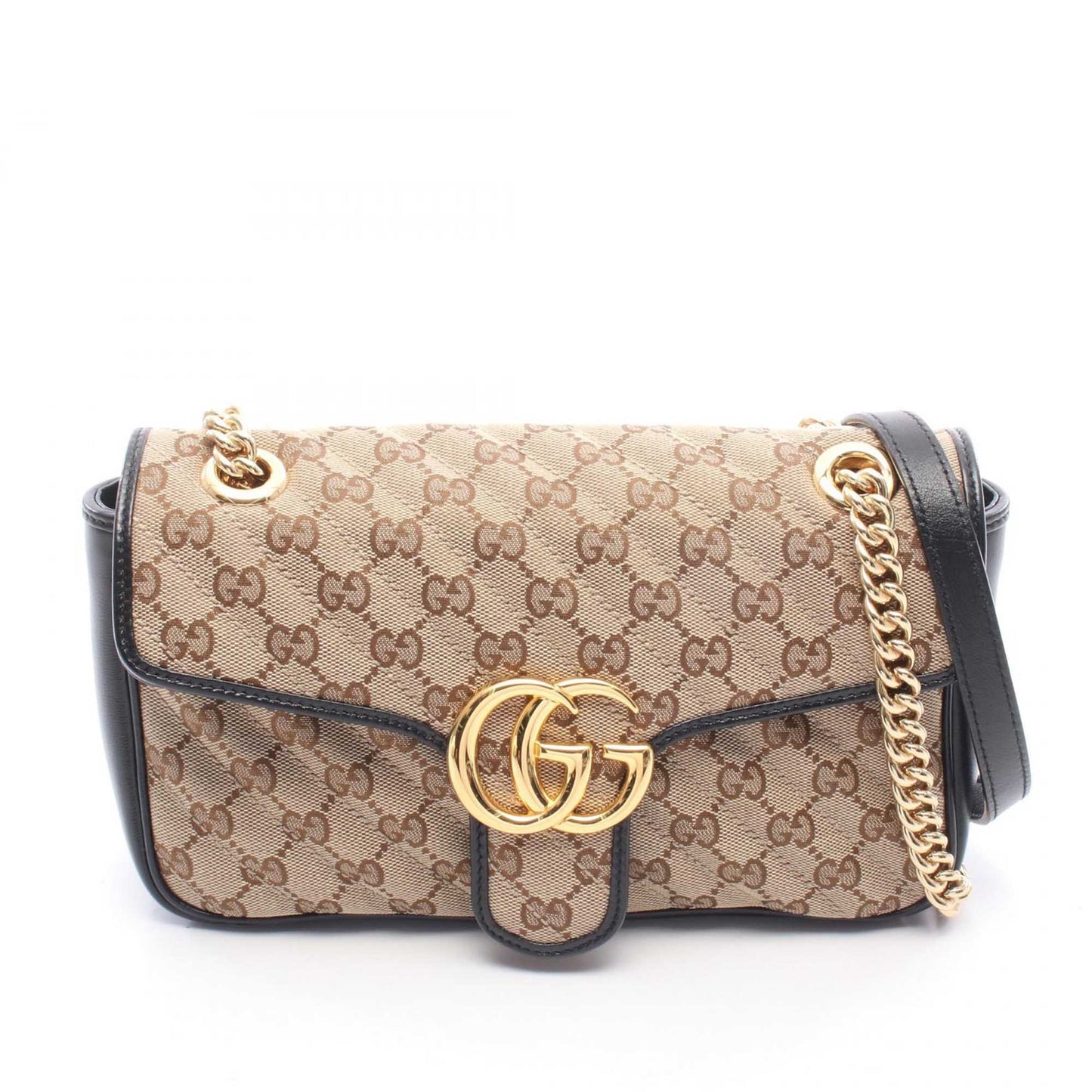 Gucci Medium GG Marmont Matelasse Diagonal GG Canvas Shoulder Bag